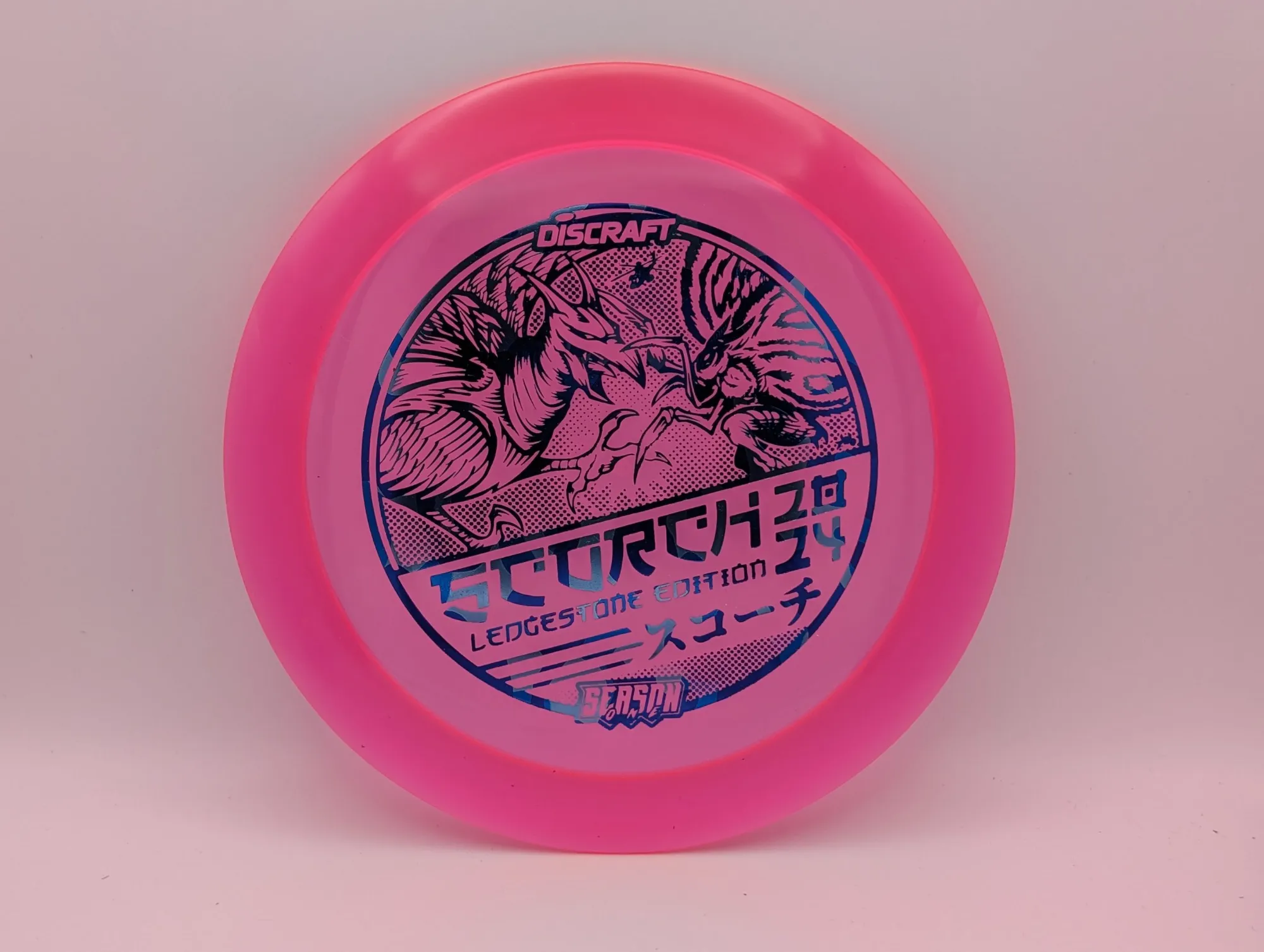 Photo of this disc, CryZtal, 170-172 g, Pink/Blue Camo