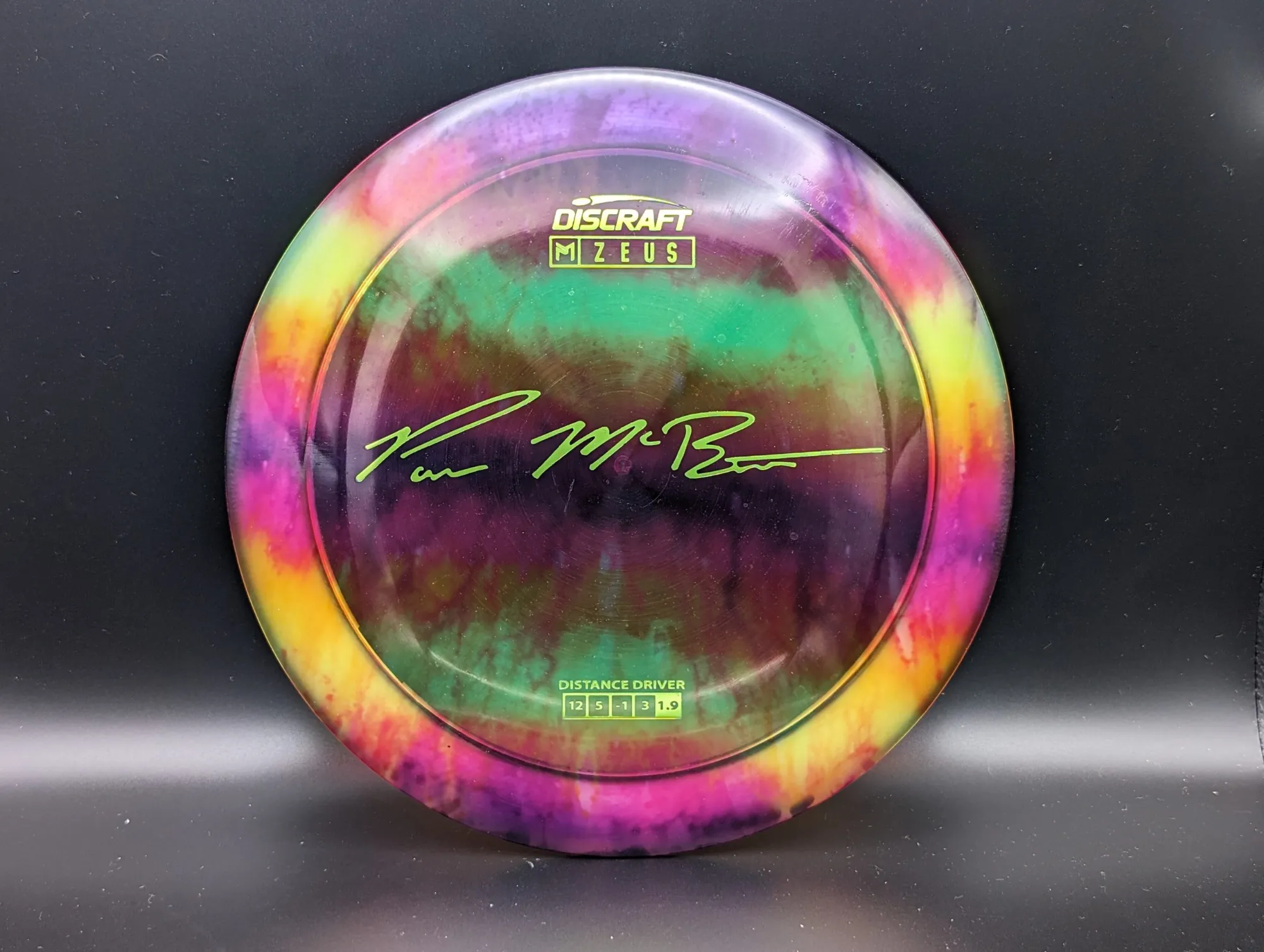 Photo of this disc, Z Fly Dye, 173-174 g, Tie Dye 4