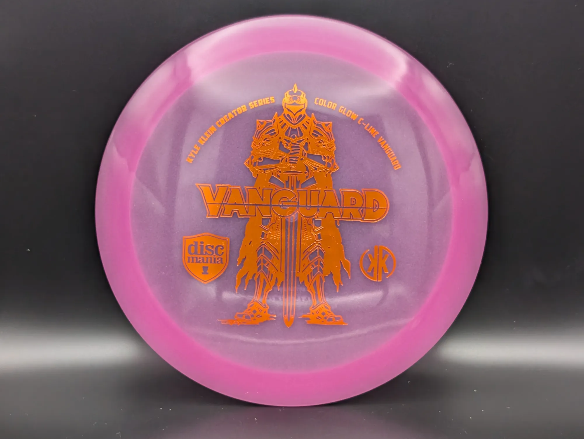 Photo of this disc, Color Glow C-Line, 174 g, Mauve/Orange 3