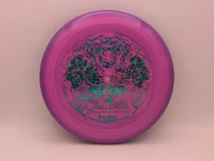 Photo of this disc, ESP Swirl, 173-174 g, Purple/Clover, full size