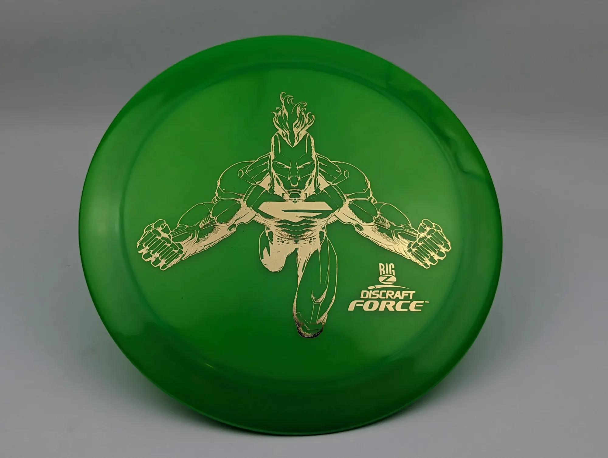 Photo of this disc, Big Z, 173-174 g, Green/Gold, D6416
