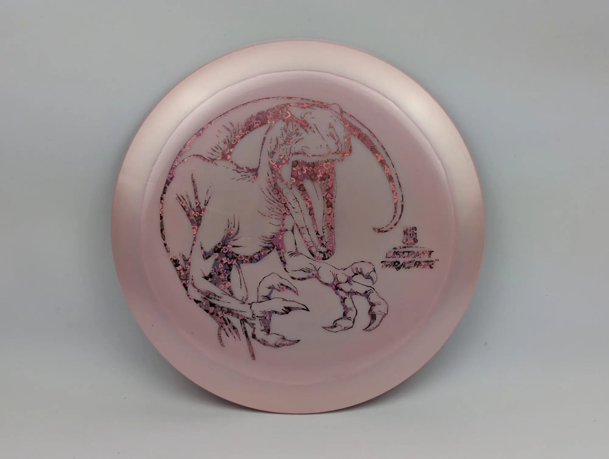 Photo of this disc, Big Z, 173-174 g, Light Pink/Pink Hearts, D7004
