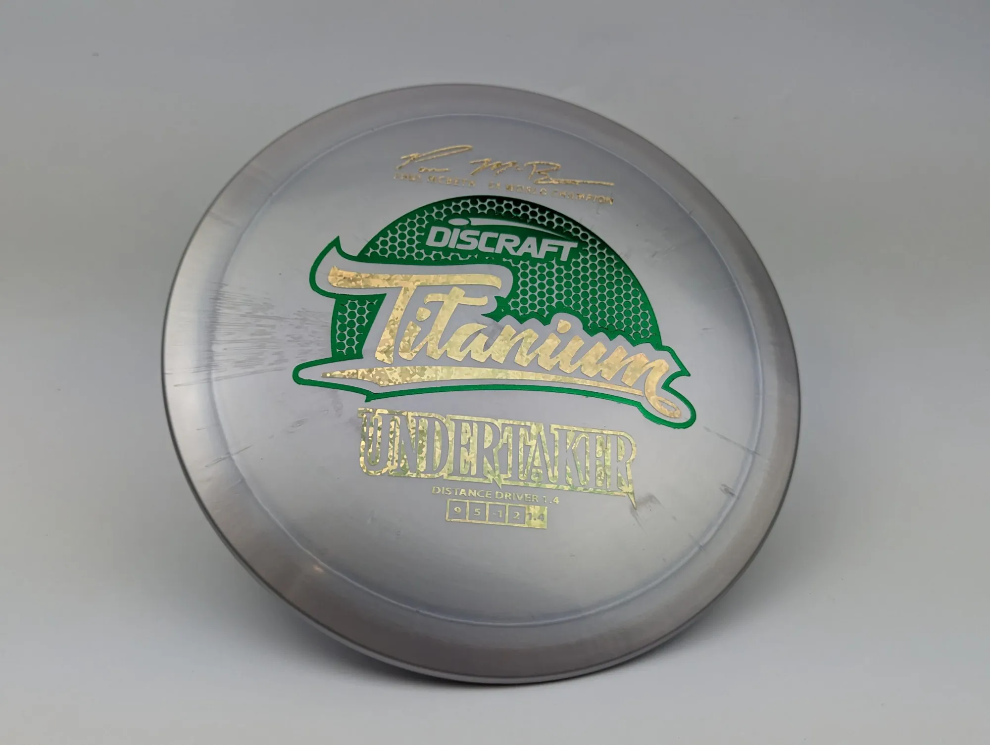 Photo of this disc, Ti, 170-172 g, Gray/Gold