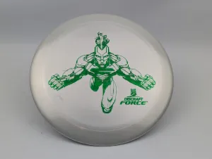 Photo of this disc, Big Z, 173-174 g, Silverish/Green, D6415, full size