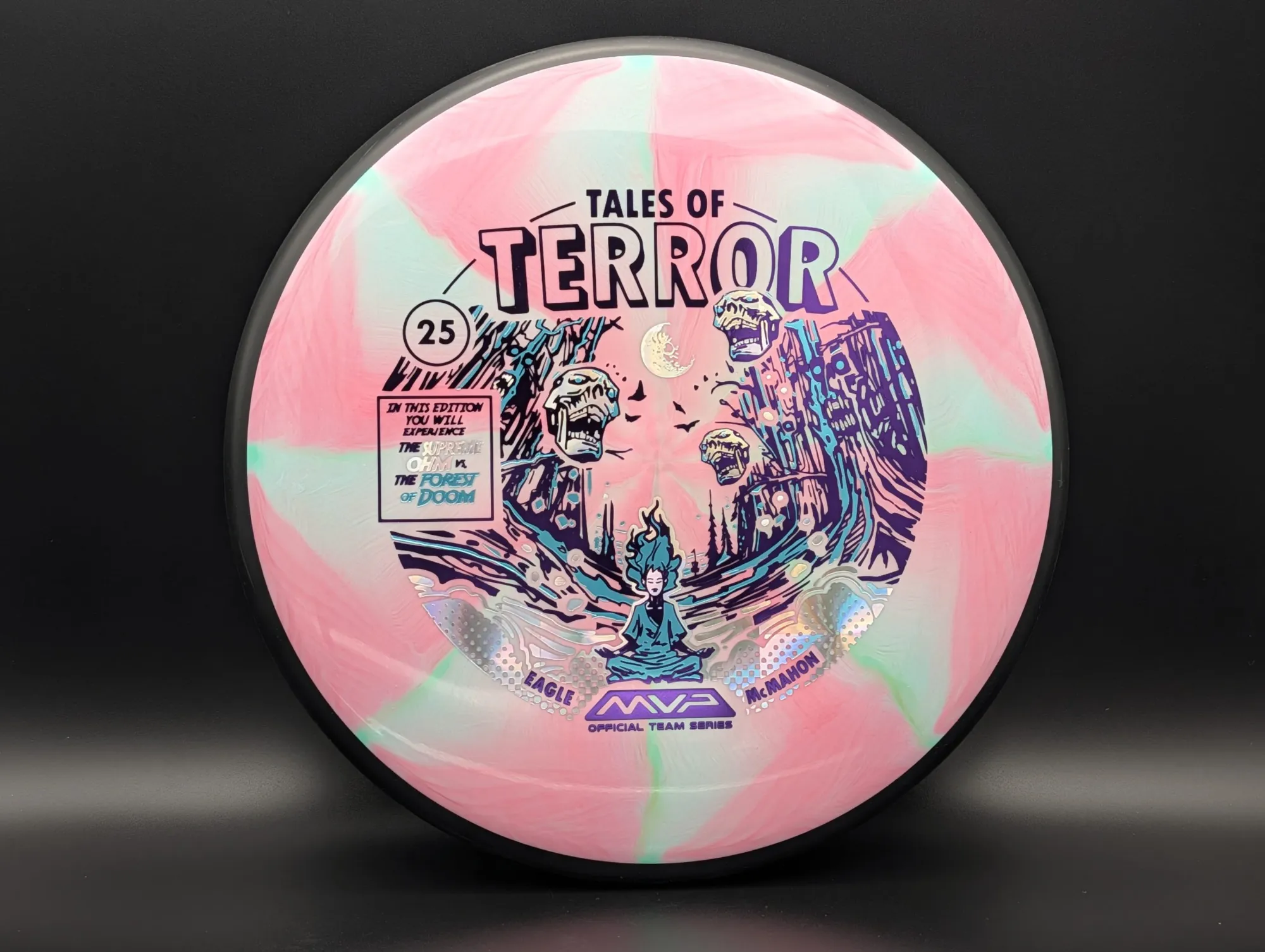 Photo of this disc, Cosmic Neutron, 171 g, Pink/Mint