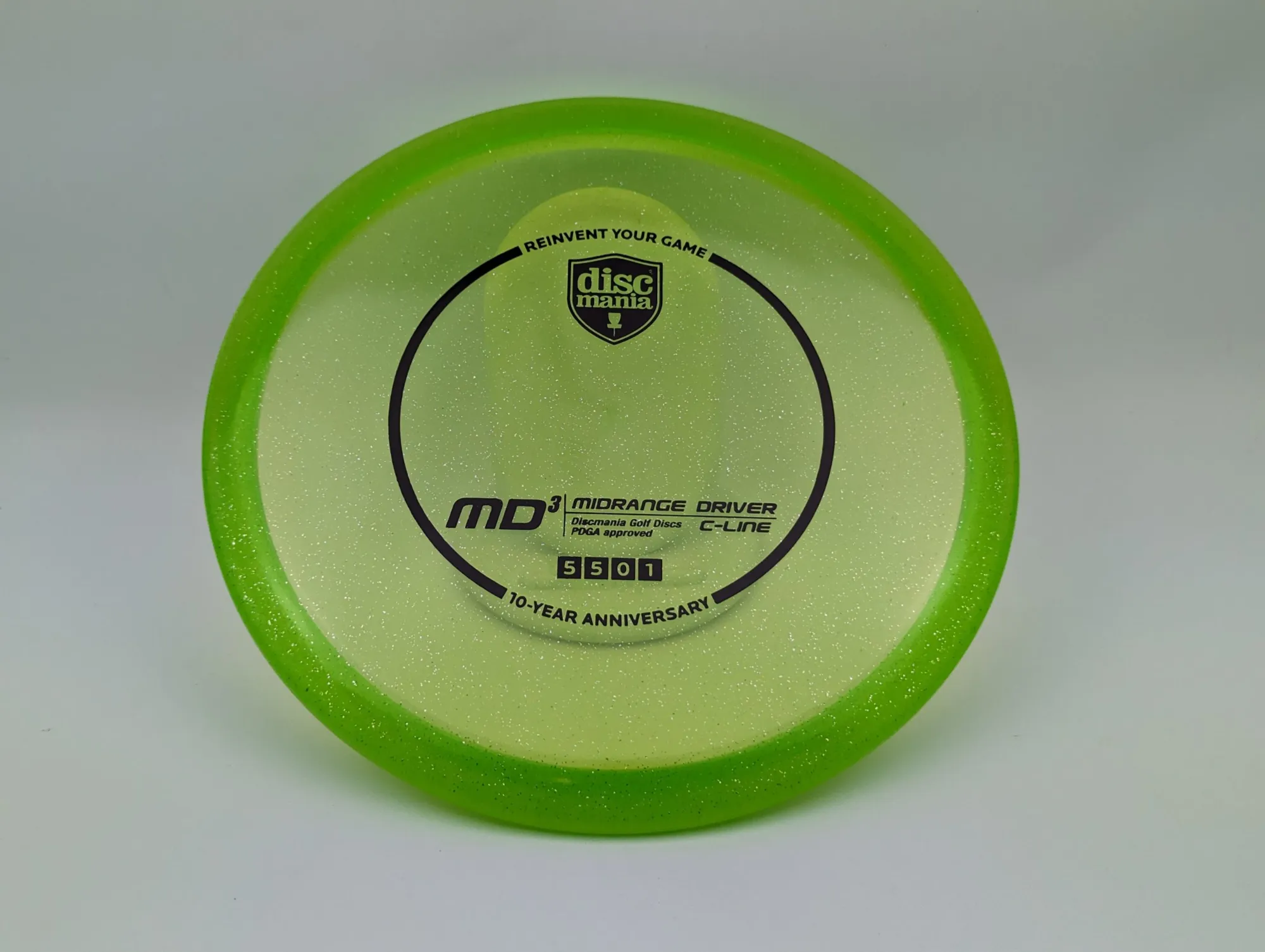 Photo of this disc, Metal Flake C-Line, 174 g