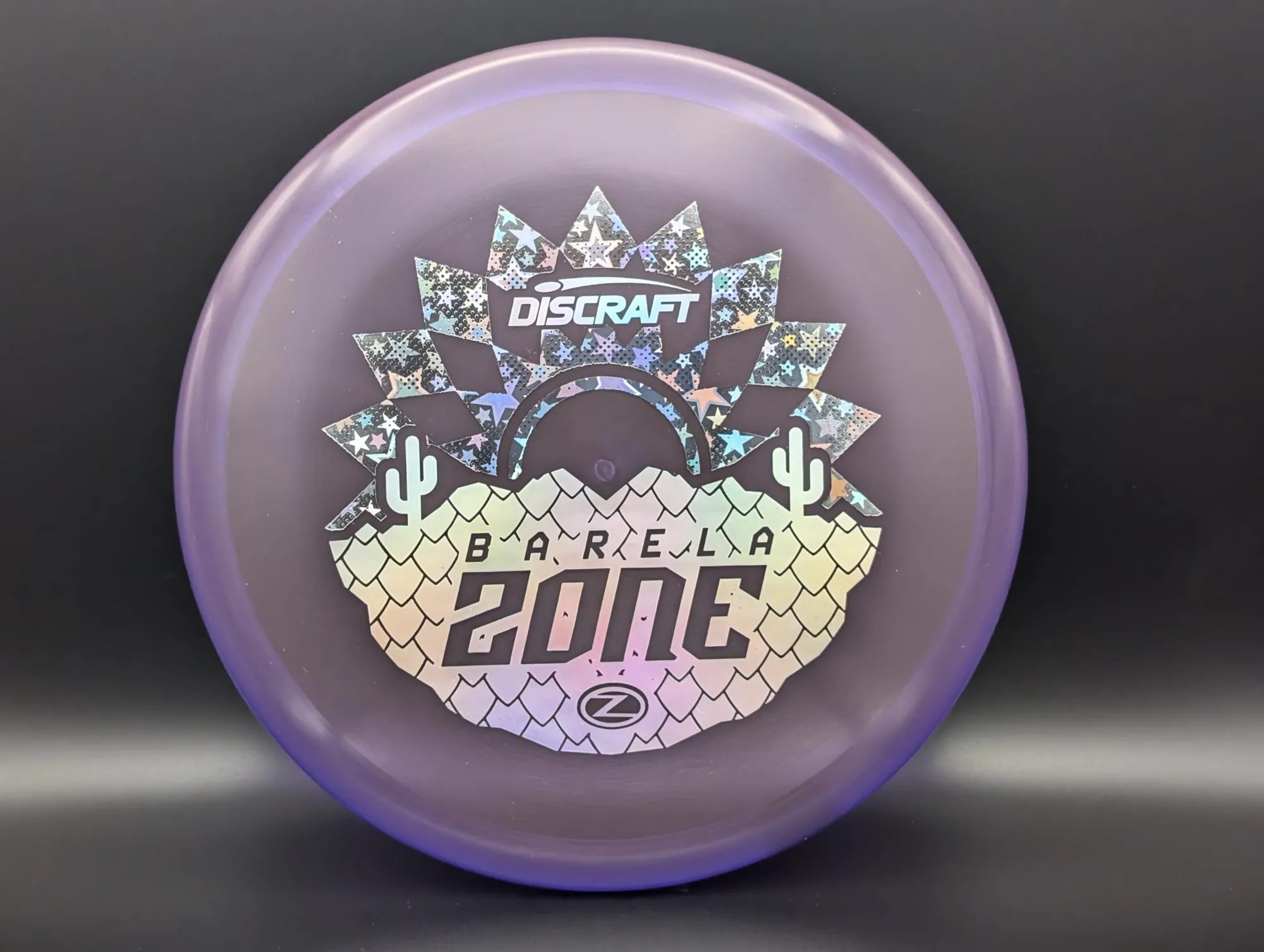 Photo of this disc, CryZtal, 173-174 g, Purple/Silver, D9603