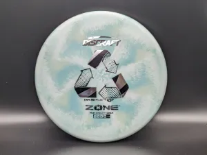 Photo of this disc, Recycled ESP, 173-174 g, Green-Blue/Zebra, D8202, full size