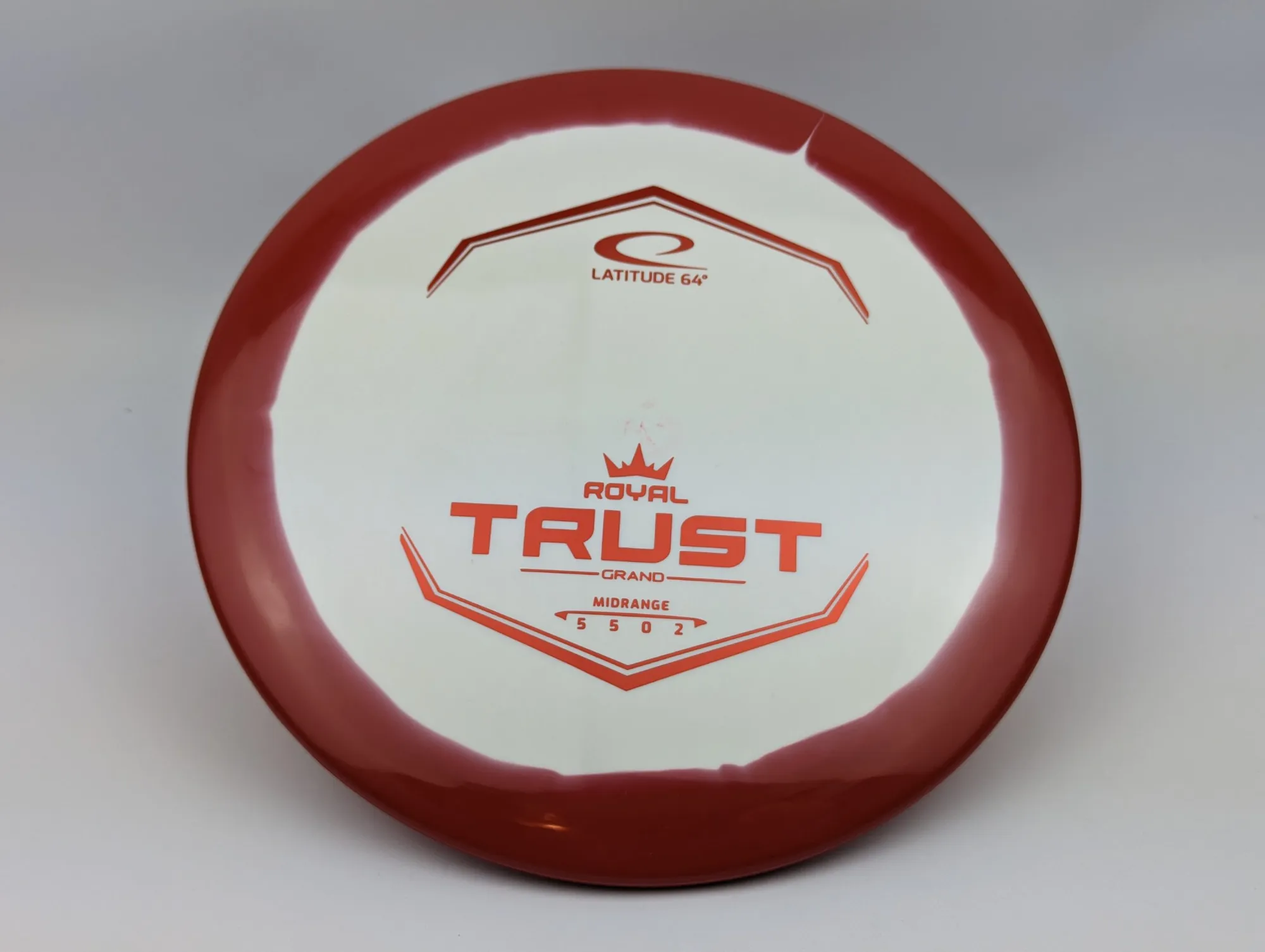 Photo of this disc, Grand Orbit, 177 g, White/Red, D5129