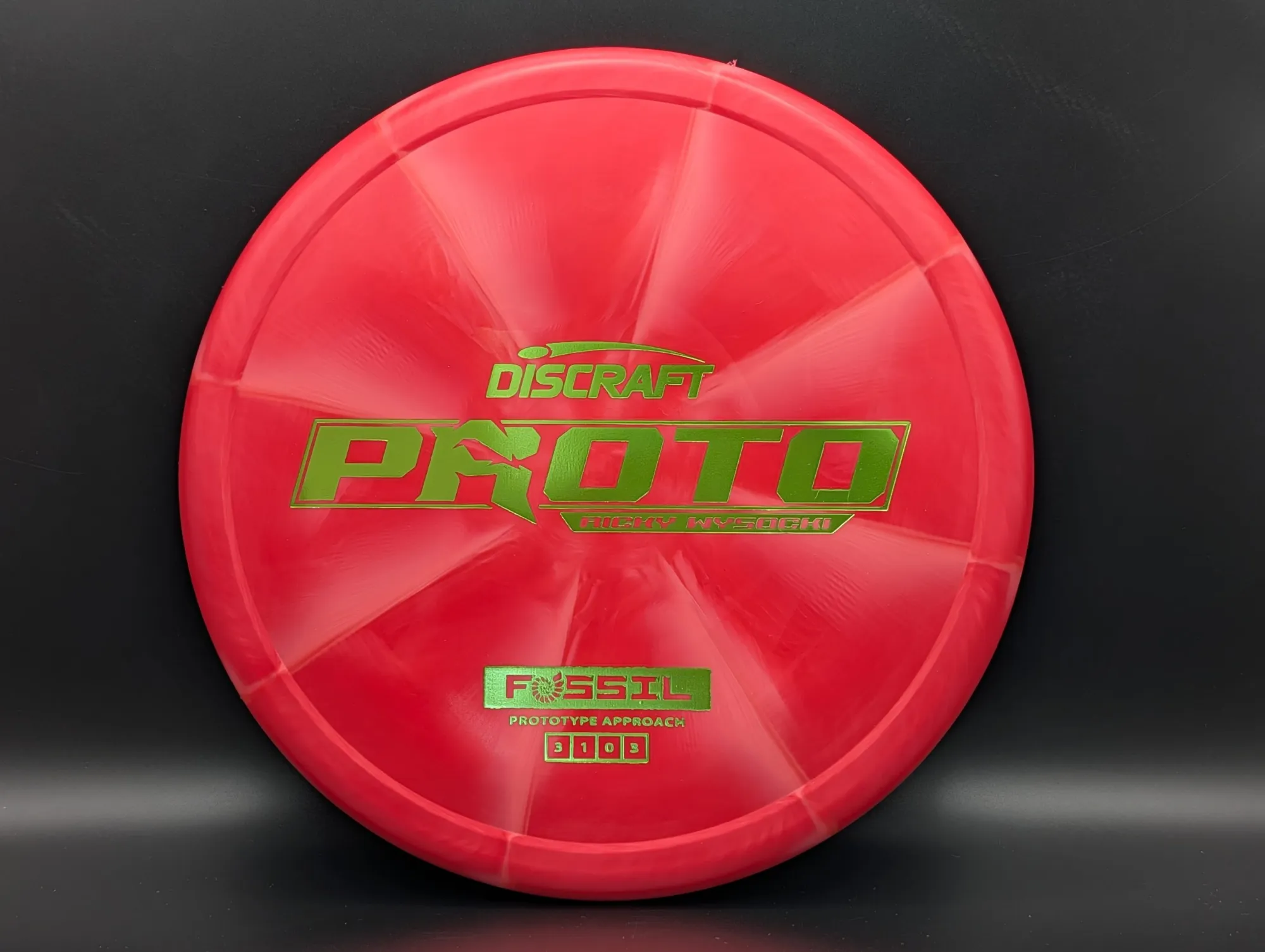 Photo of this disc, Proto, 173-174 g, Red
