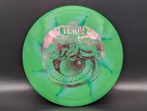 Photo of this disc, ESP Swirl, 167-169 g, Green/Rose, full size