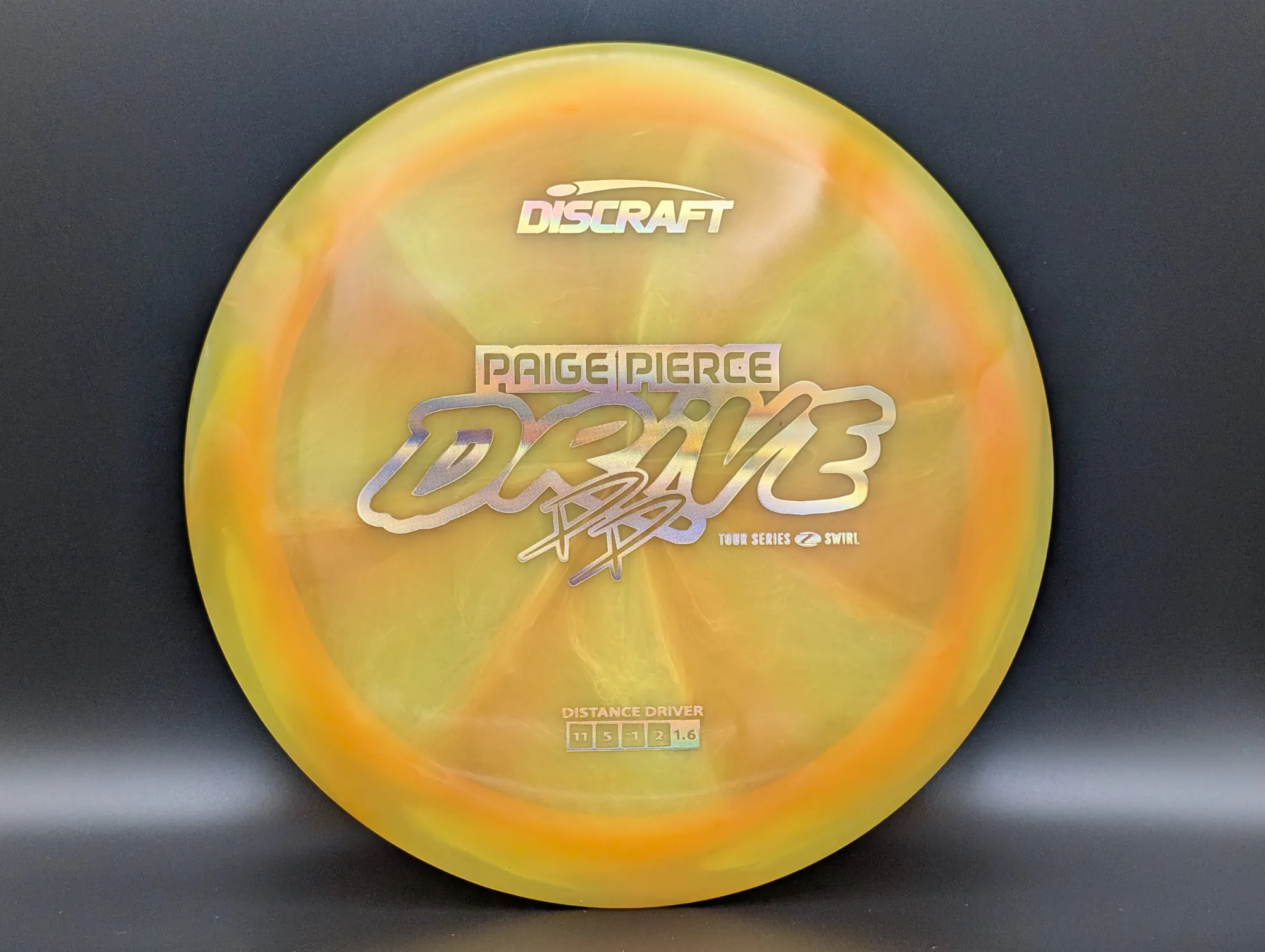 Photo of this disc, 173-174 g, Yellow/Gold