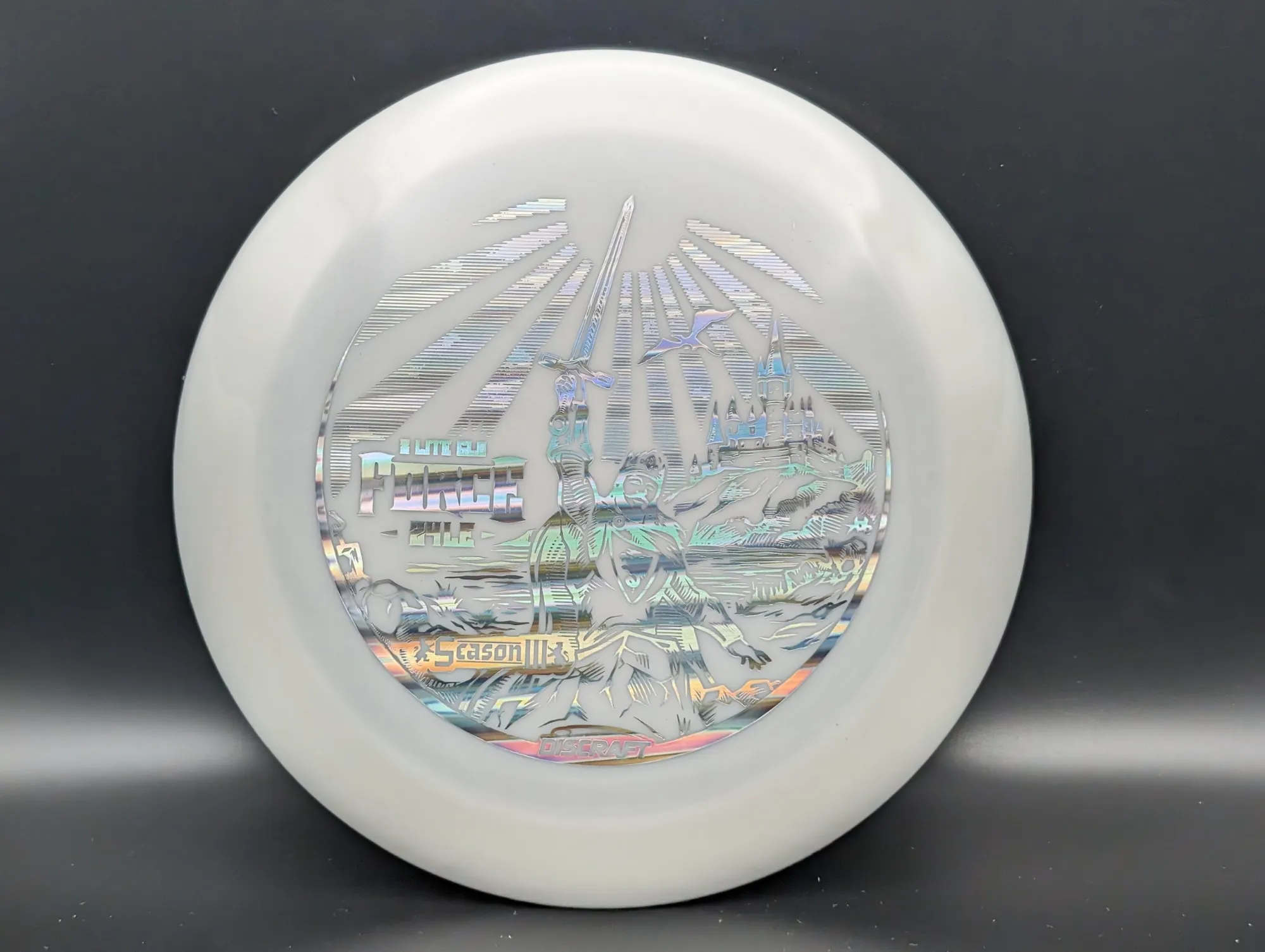 Photo of this disc, Z Lite Glo, 167-169 g, White/Reflective