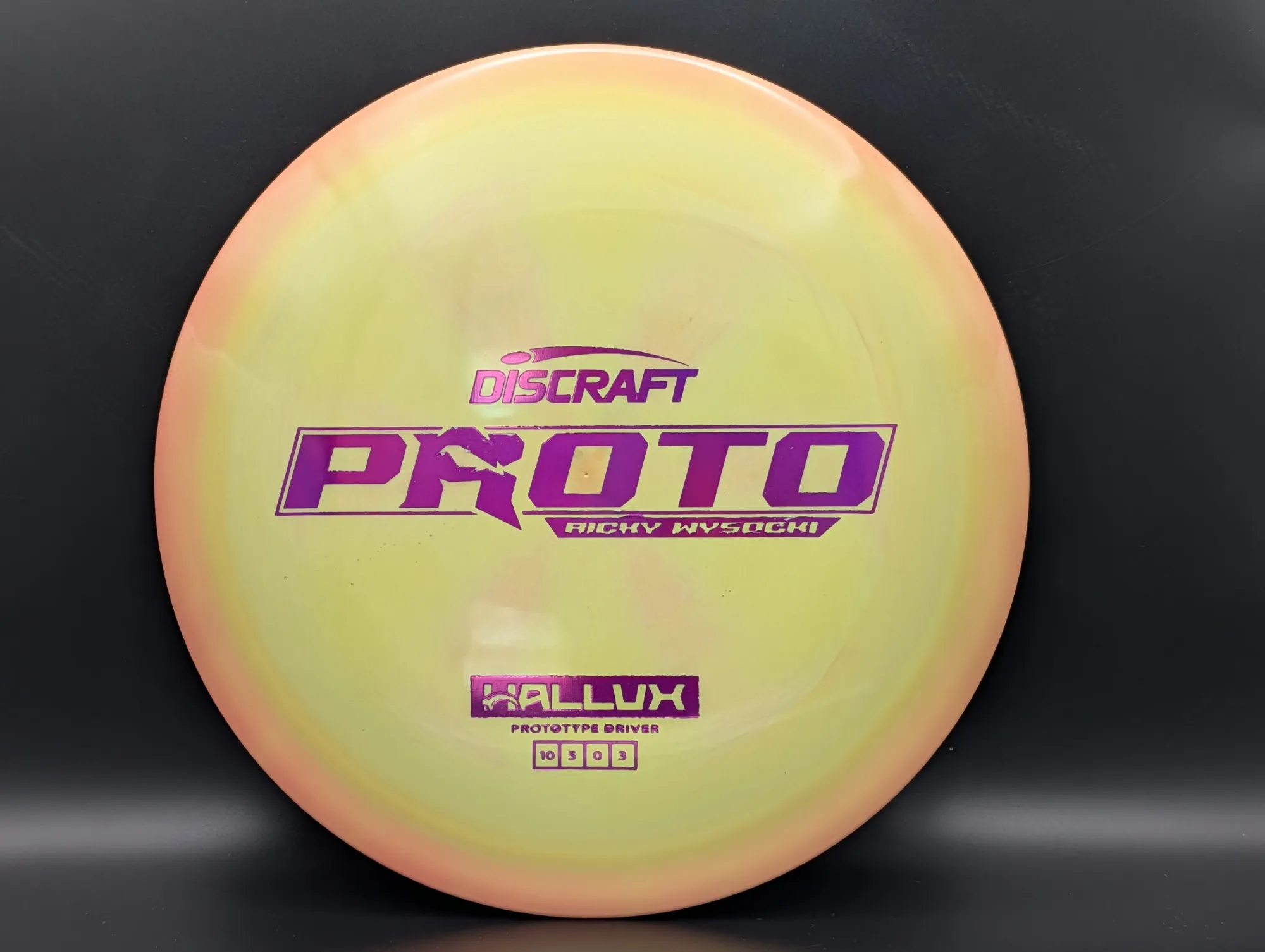 Photo of this disc, Proto, 175 g, Yellow