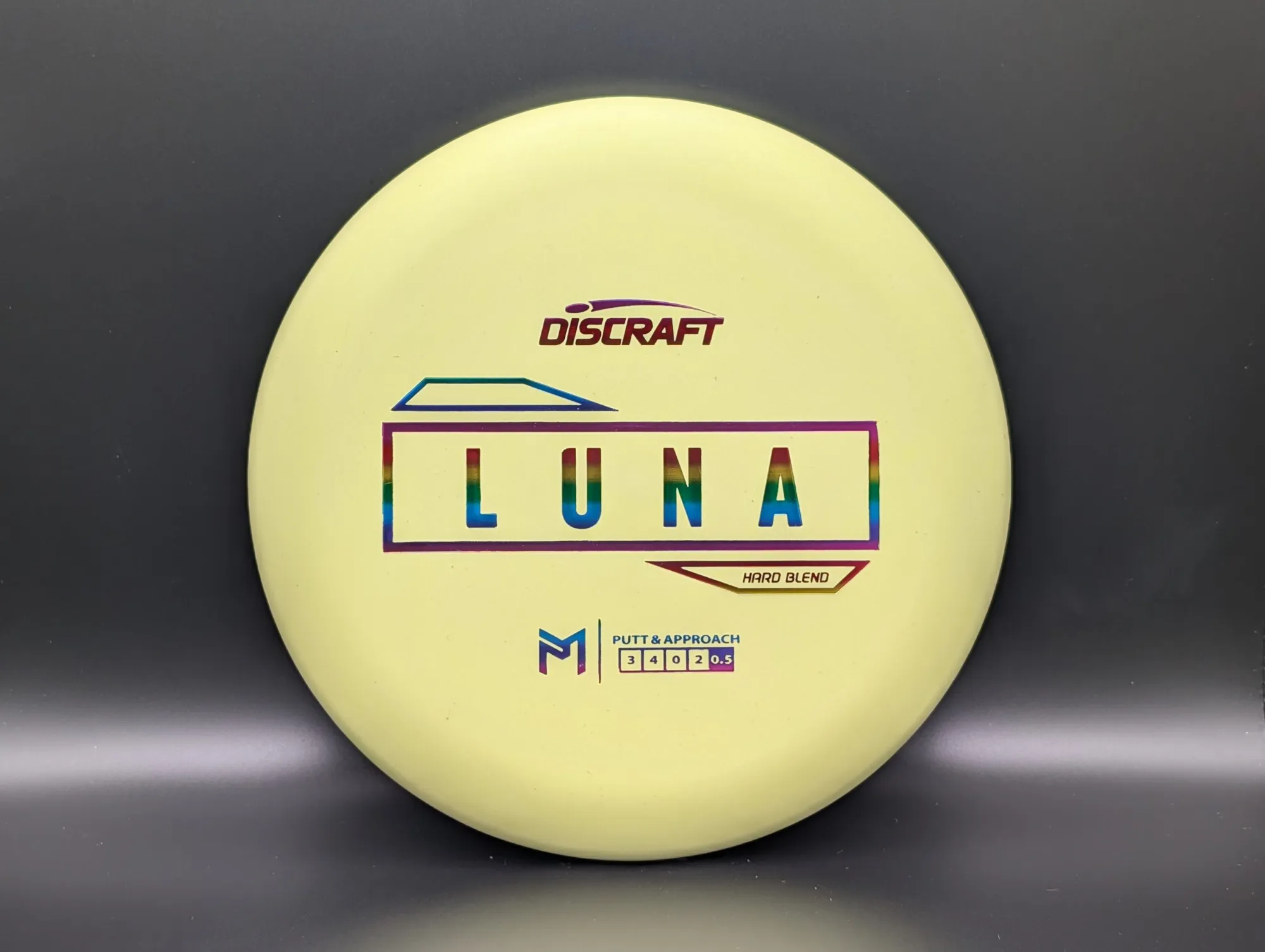 Photo of this disc, Putter Hard, 175-176 g, Banana/Rainbow