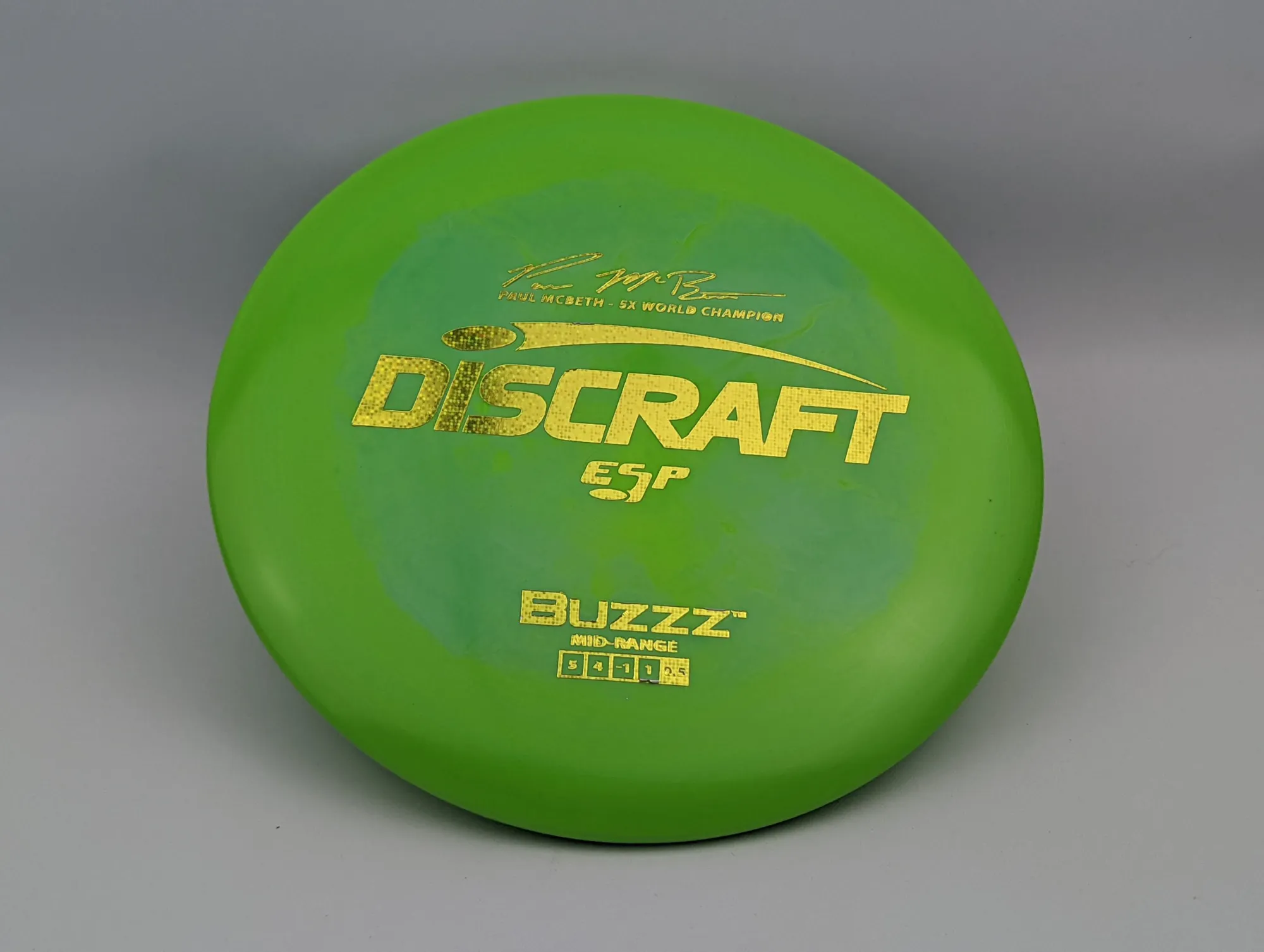 Photo of this disc, ESP, 177 g+
