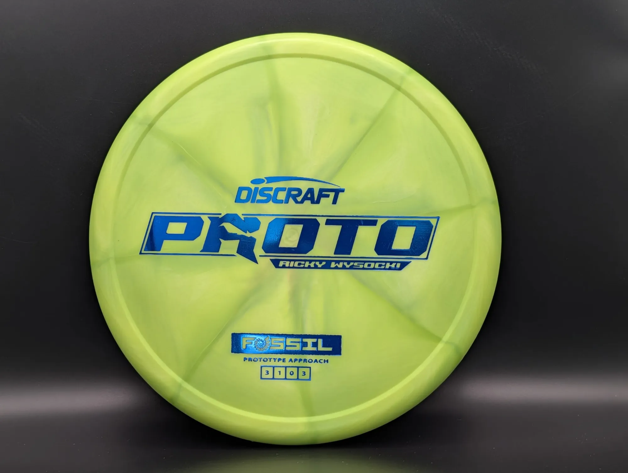Photo of this disc, Proto, 173-174 g, Green