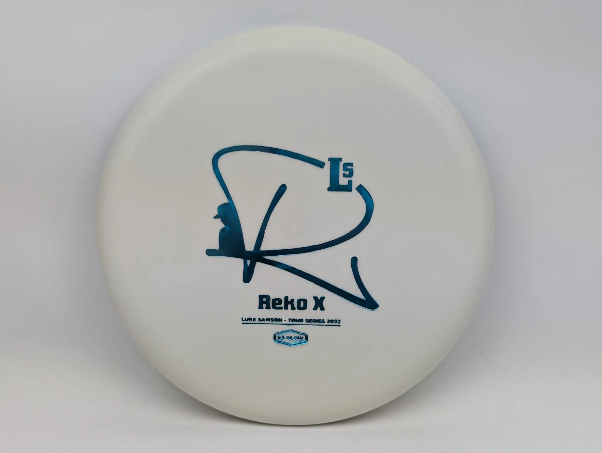Photo of this disc, K3 Glow, 176 g, White/Blue