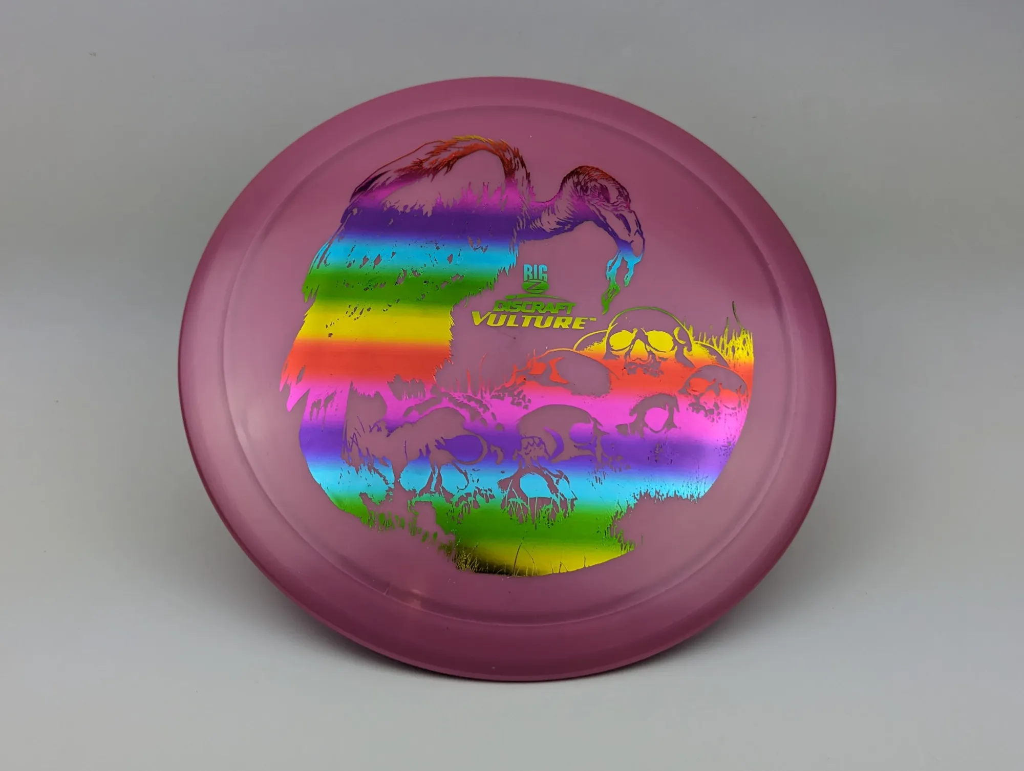 Photo of this disc, Big Z, 173-174 g, Purple/Rainbow