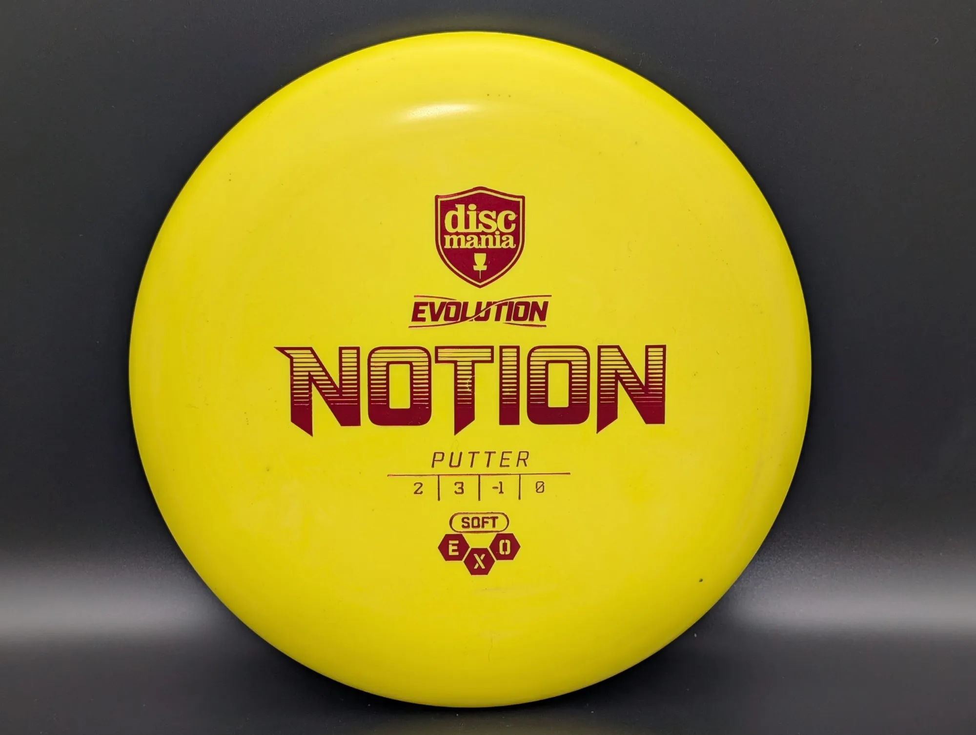 Photo of this disc, Soft Exo, 173 g, Yellow, D9844