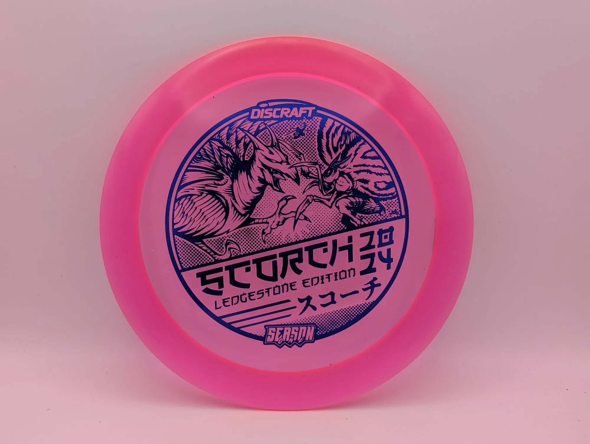 Photo of this disc, CryZtal, 173-174 g, Pink/Blue