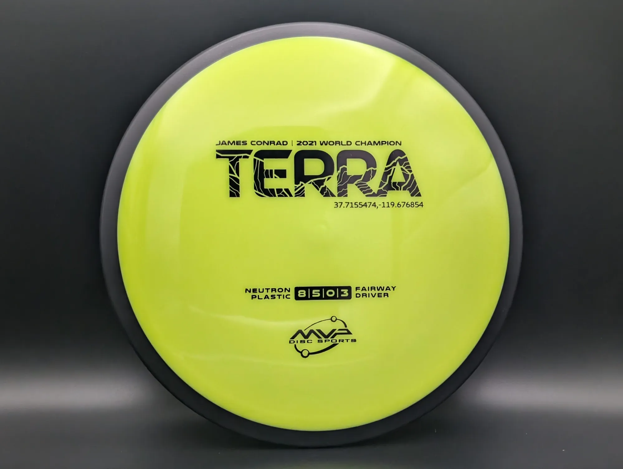 Photo of this disc, Neutron, 172 g, Yellow