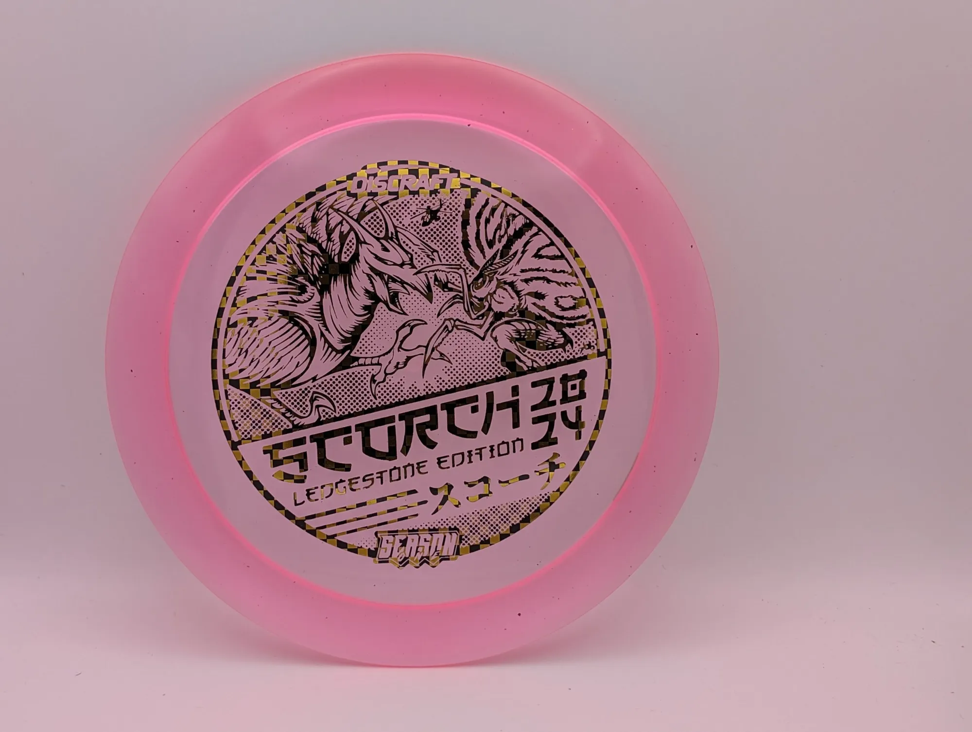 Photo of this disc, CryZtal, 170-172 g, Pink/Checkered
