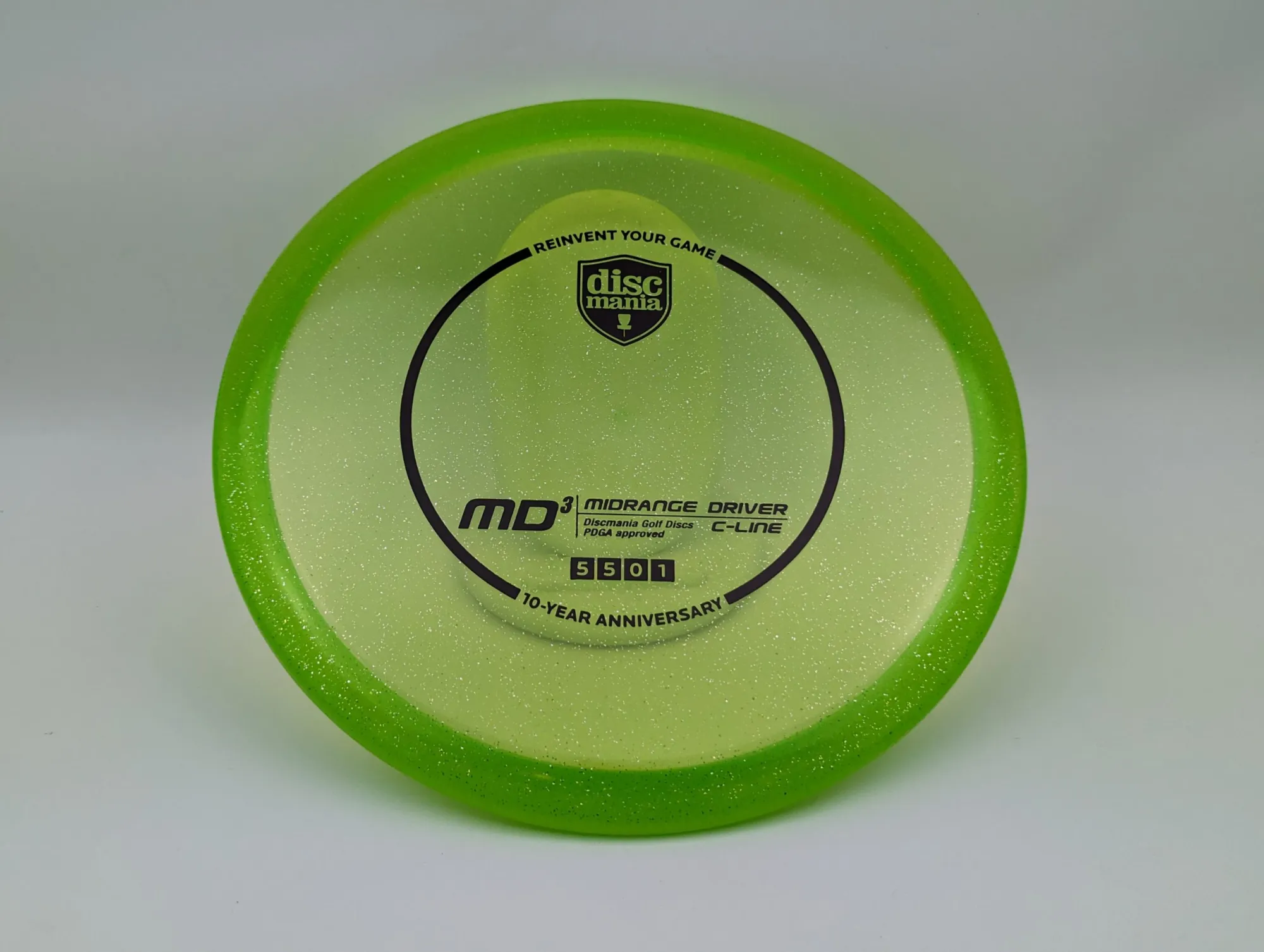 Photo of this disc, Metal Flake C-Line, 175 g