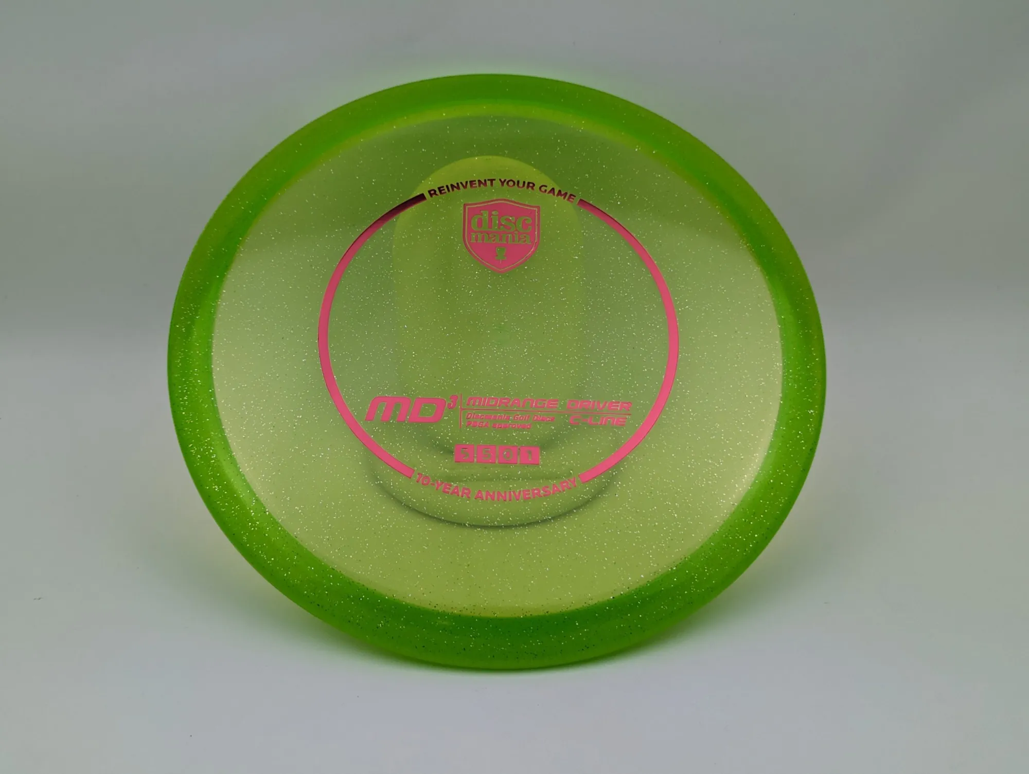 Photo of this disc, Metal Flake C-Line, 180 g
