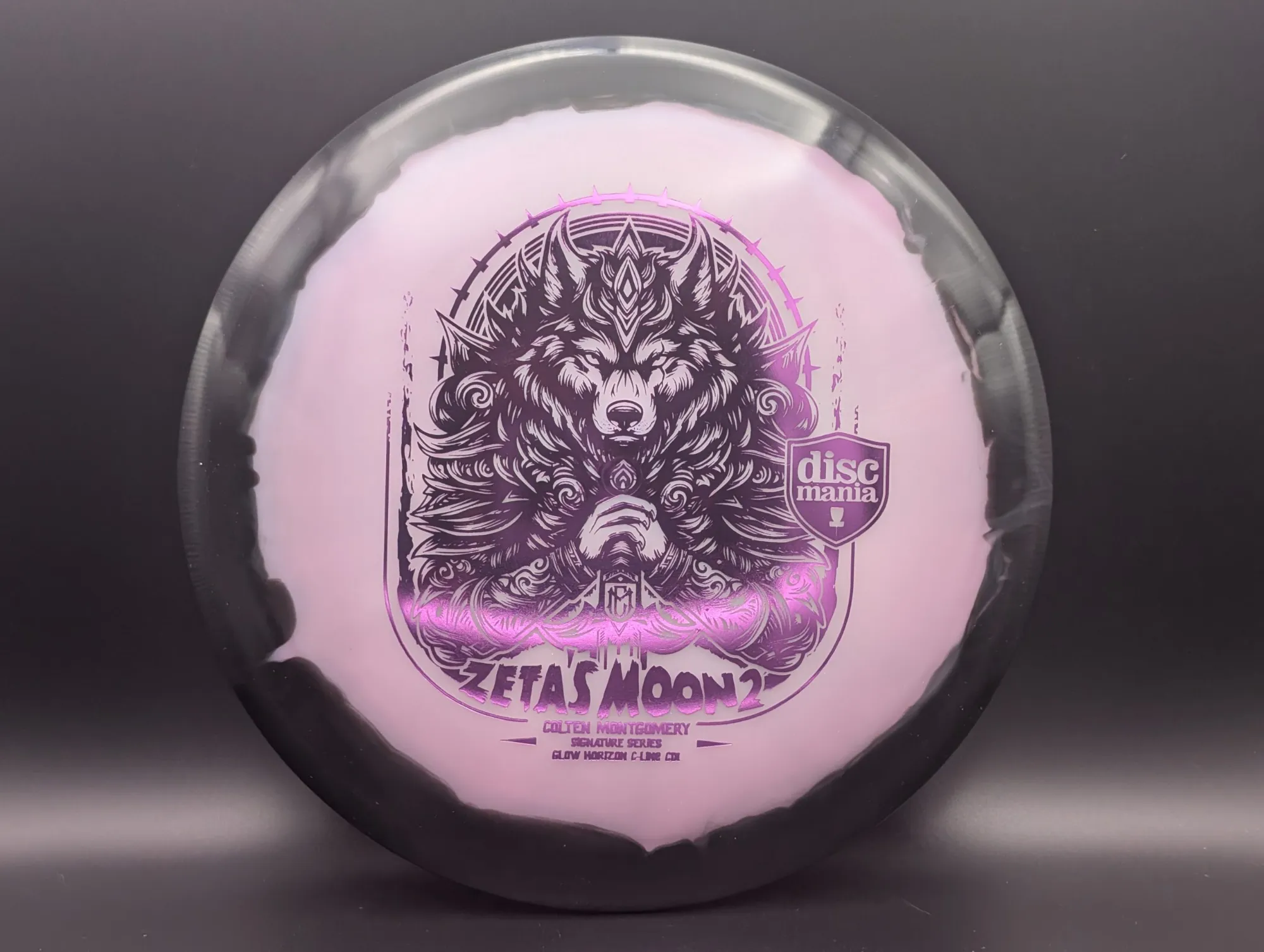 Photo of this disc, Glow Horizon C-Line, 176 g, Pink/Black
