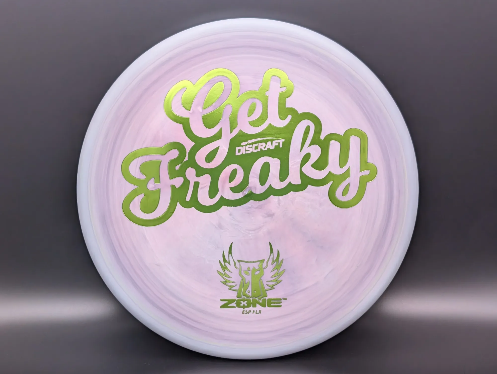 Photo of this disc, ESP FLX, 173-174 g, Pale Purple/Green, D9586