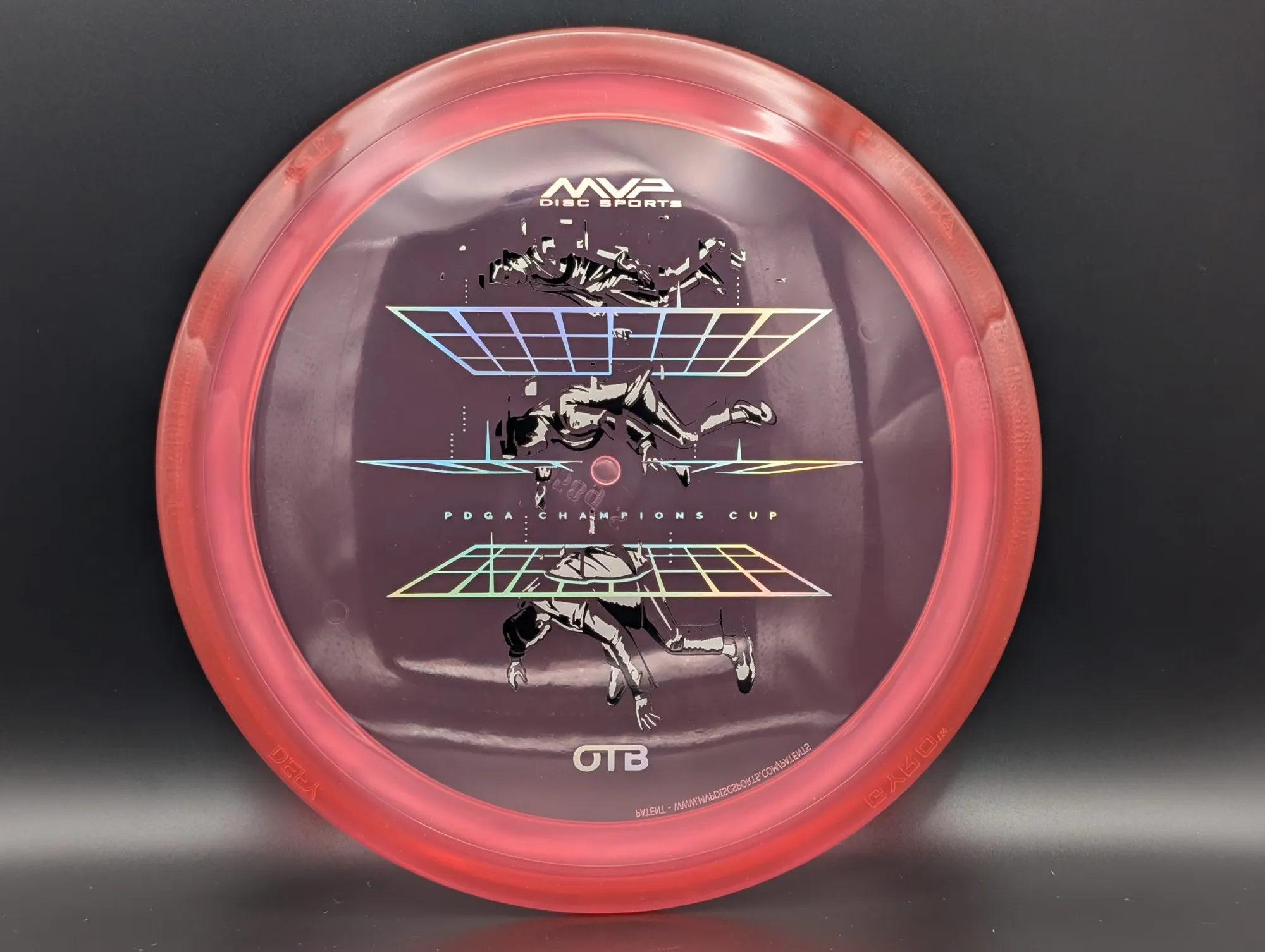 Photo of this disc, Prism Proton (Soft) (OTB), 158 g, Pink/Red
