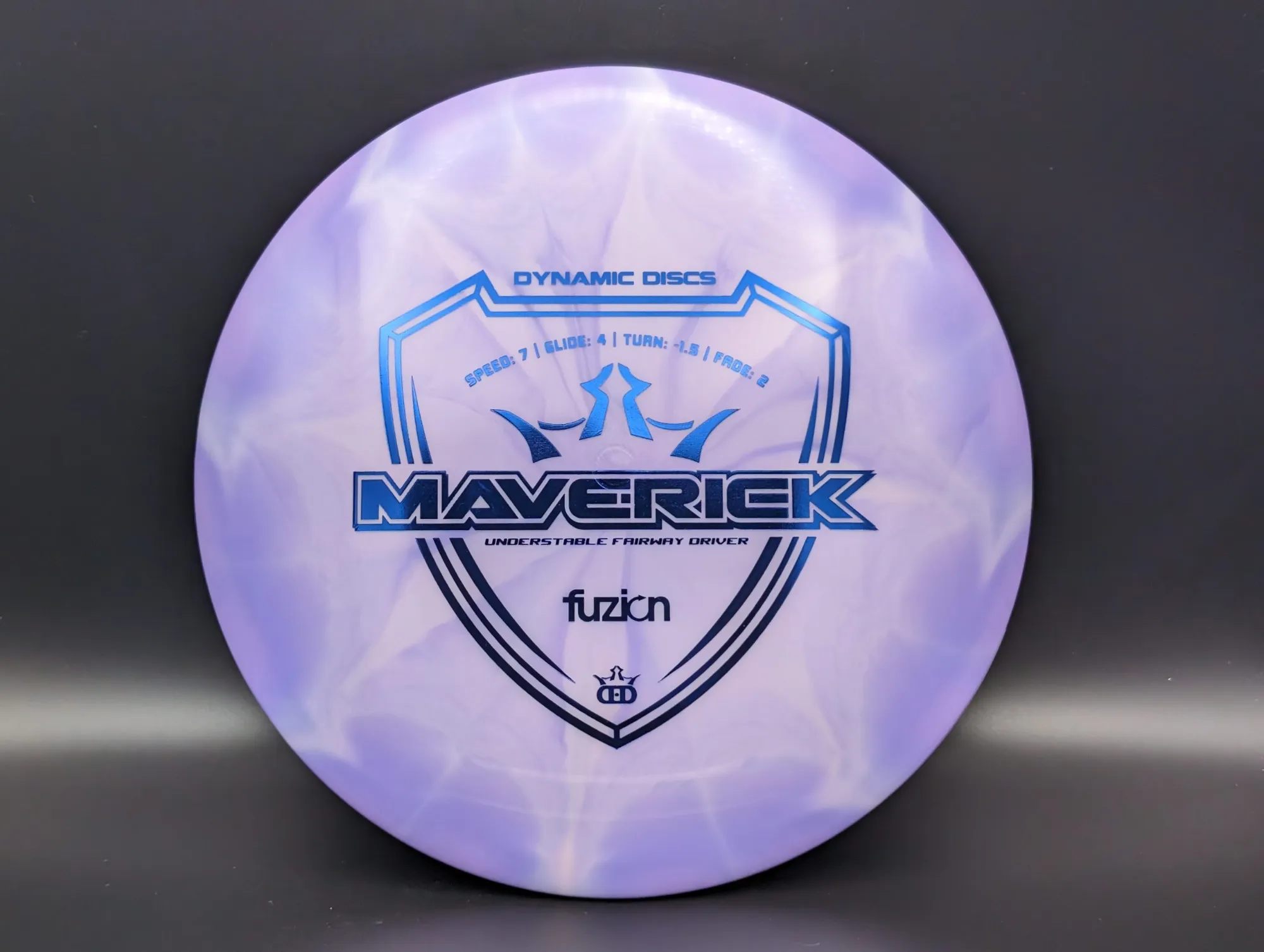 Photo of this disc, Fuzion Burst, 173 g, Purple/Blue