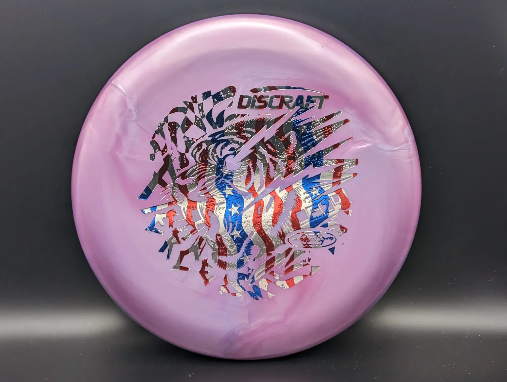 Photo of this disc, Ti Swirl, 173-174 g, Purple/USA