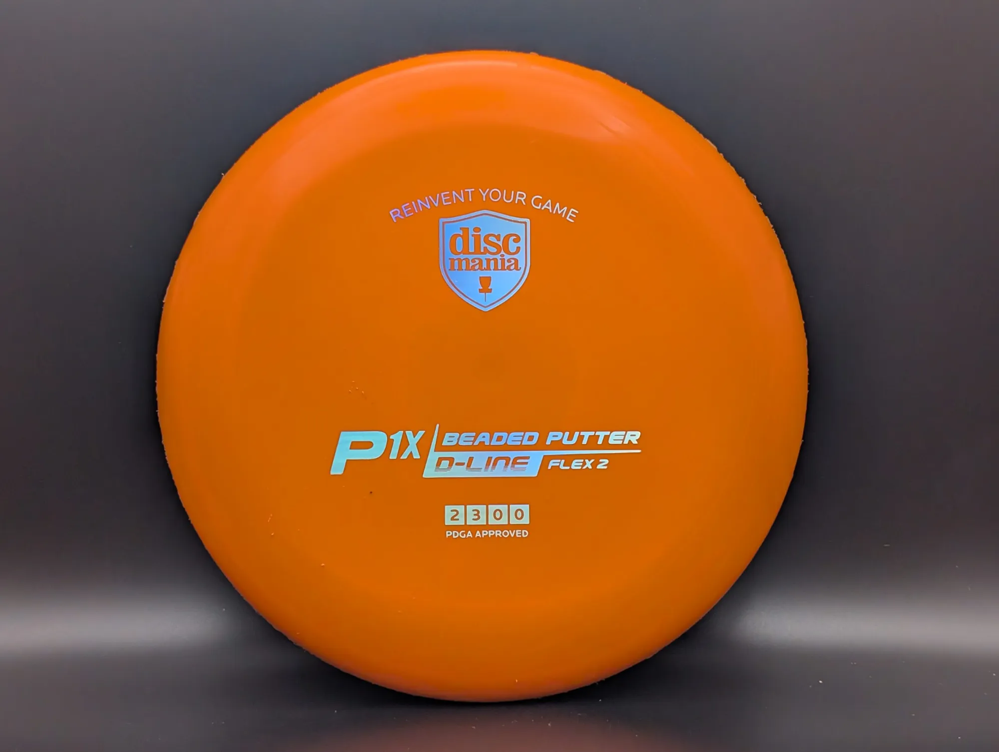 Photo of this disc, D-Line (Flex 2), 173 g, Orange/Reflective