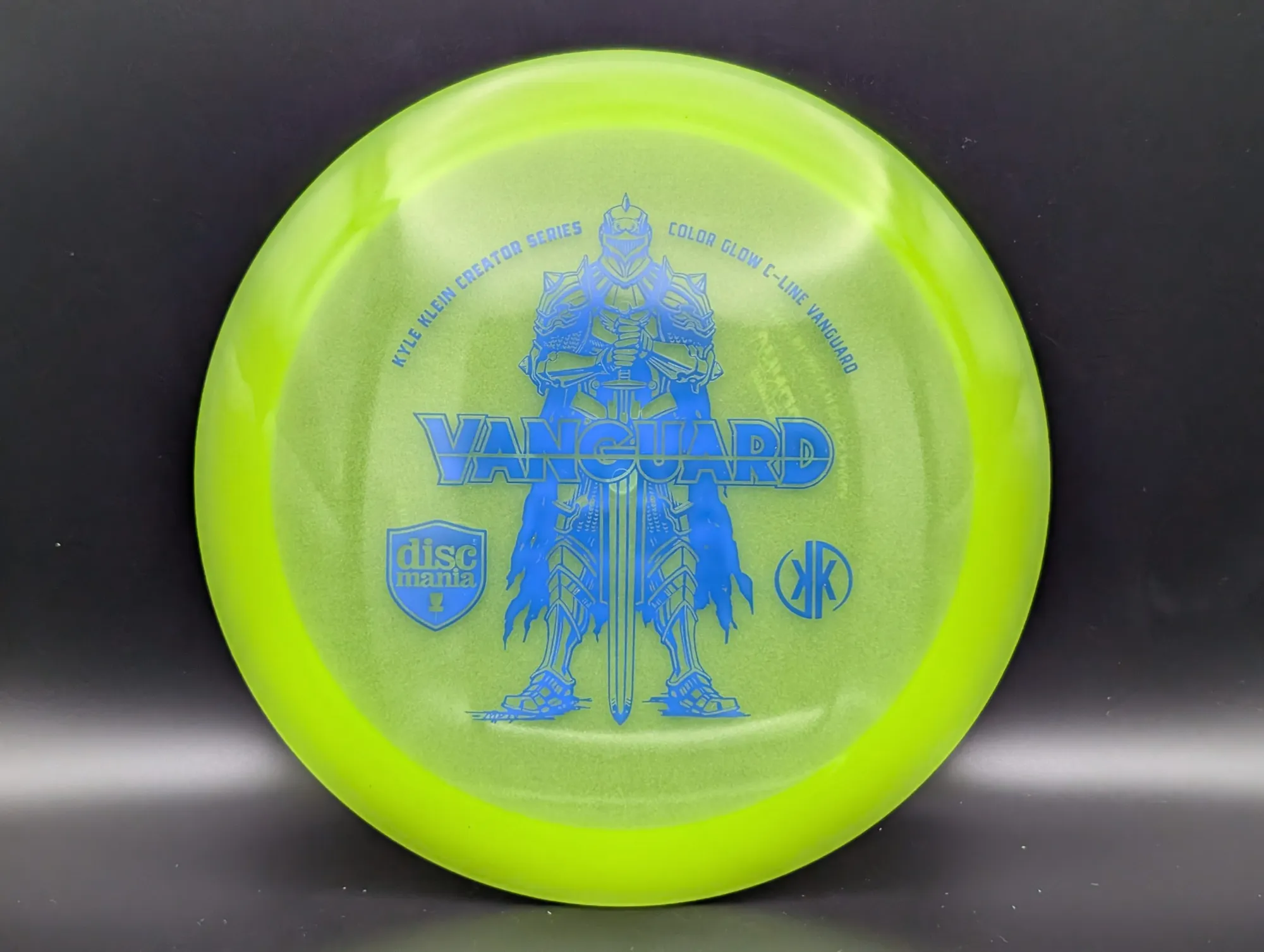 Photo of this disc, Color Glow C-Line, 176 g, Lime/Blue