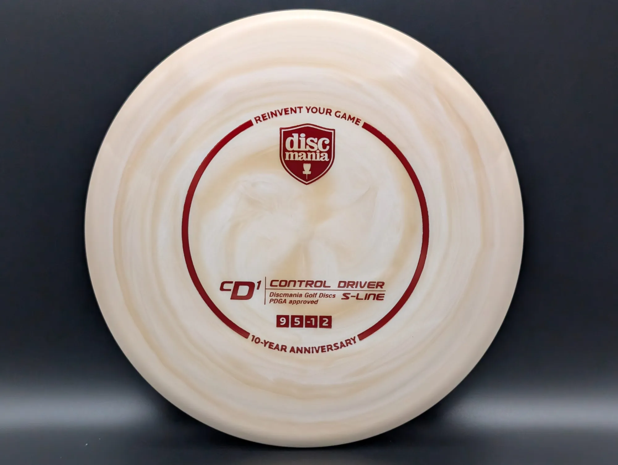 Photo of this disc, Golden Swirl S-Line, 173 g, Tan