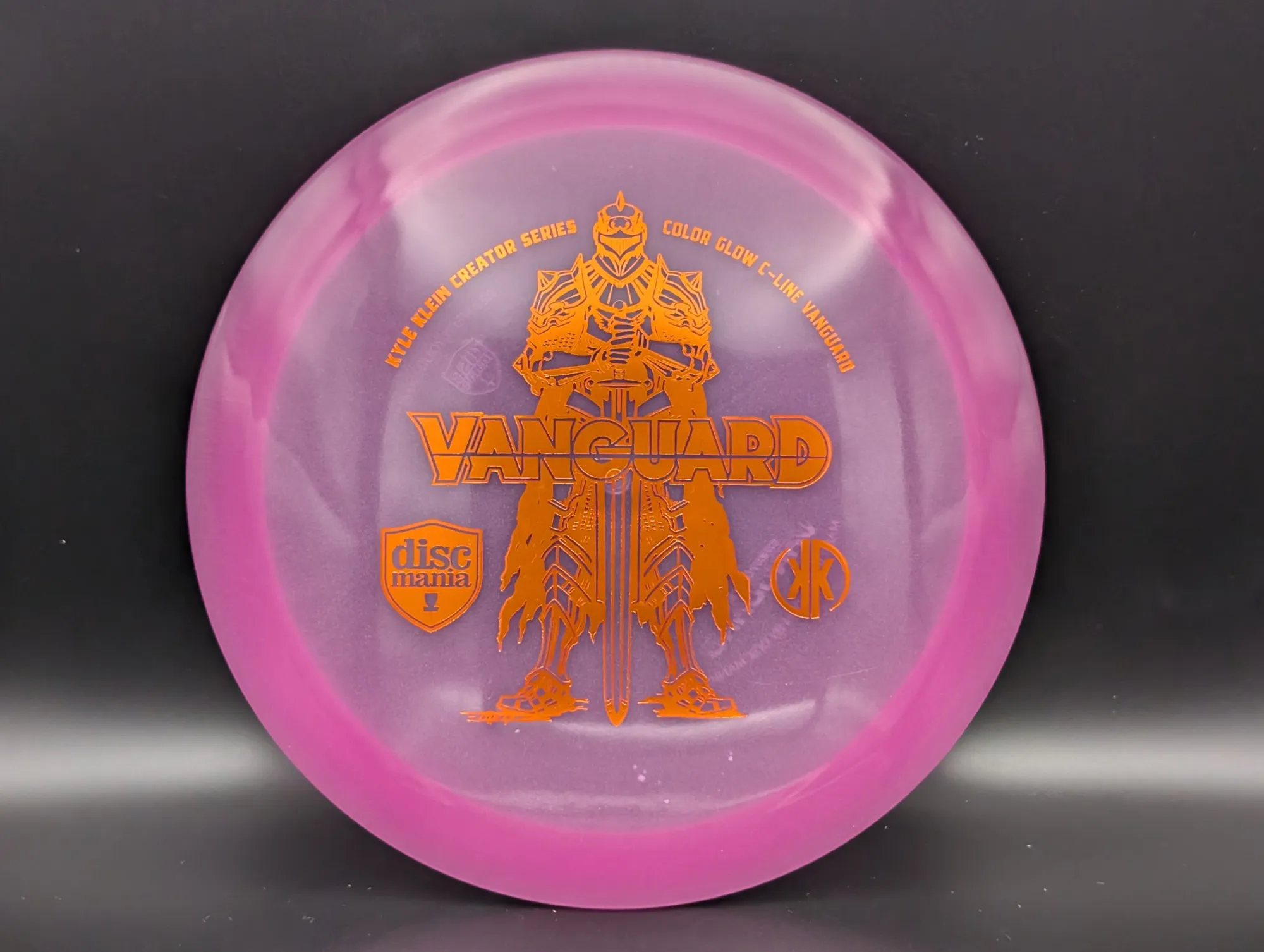 Photo of this disc, Color Glow C-Line, 174 g, Mauve/Orange
