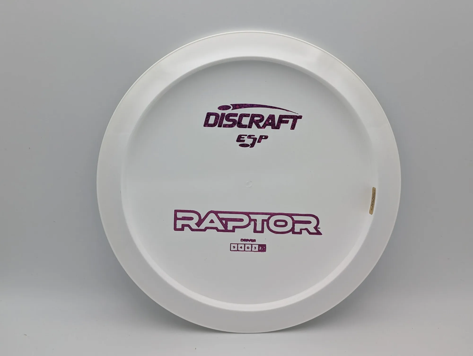 Photo of this disc, ESP, 173-174 g, White/Understamp, D7454