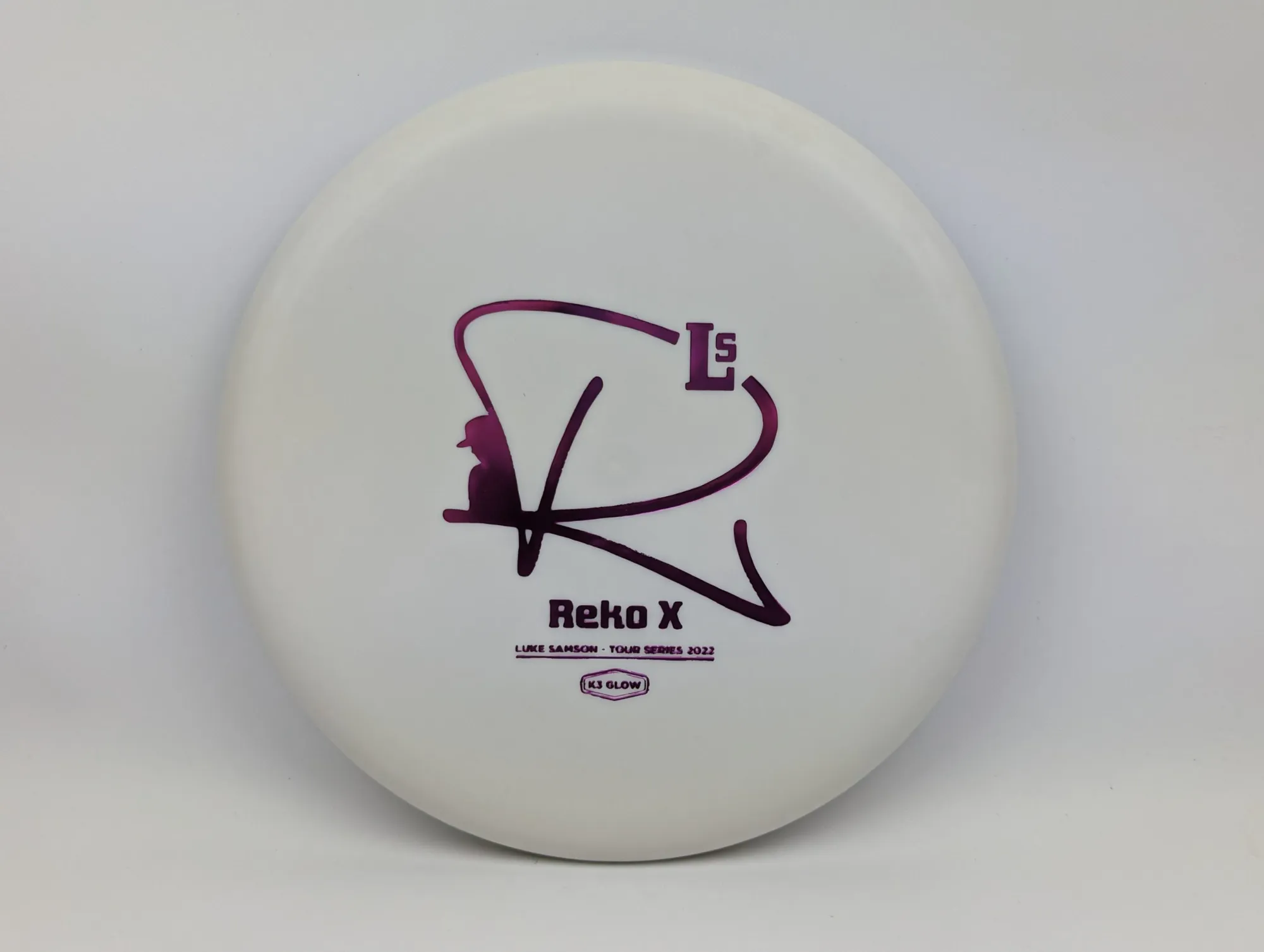 Photo of this disc, K3 Glow, 176 g, White/Purple 2
