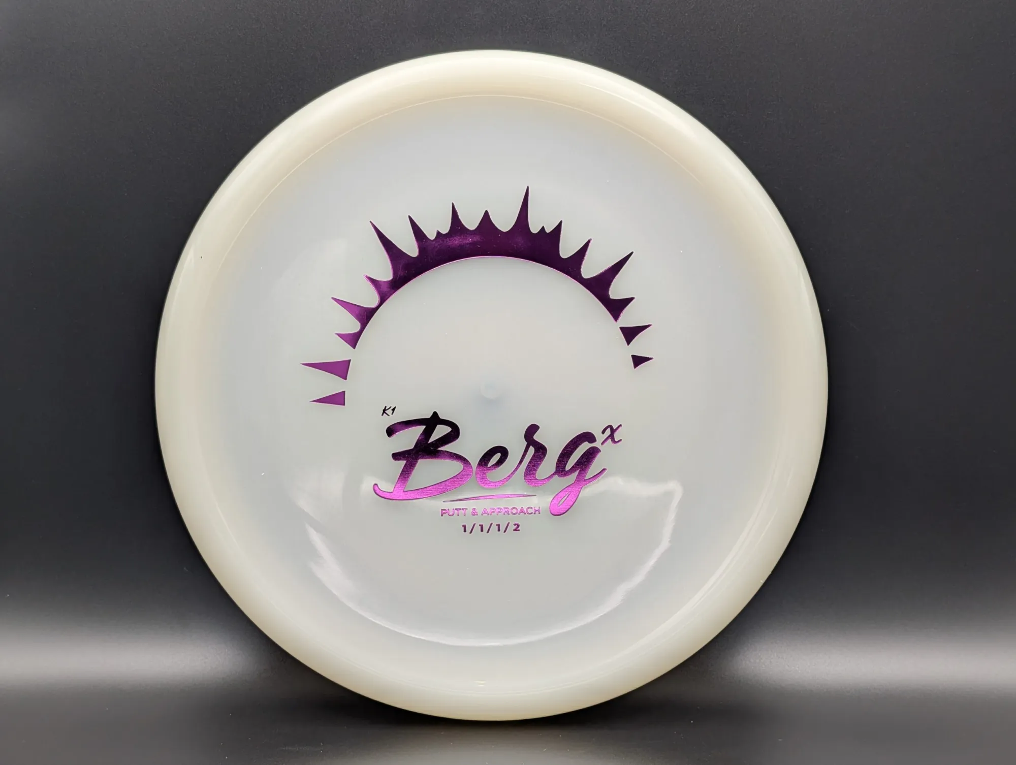 Photo of this disc, K1 Glow, 175 g, Glow/Purple 2