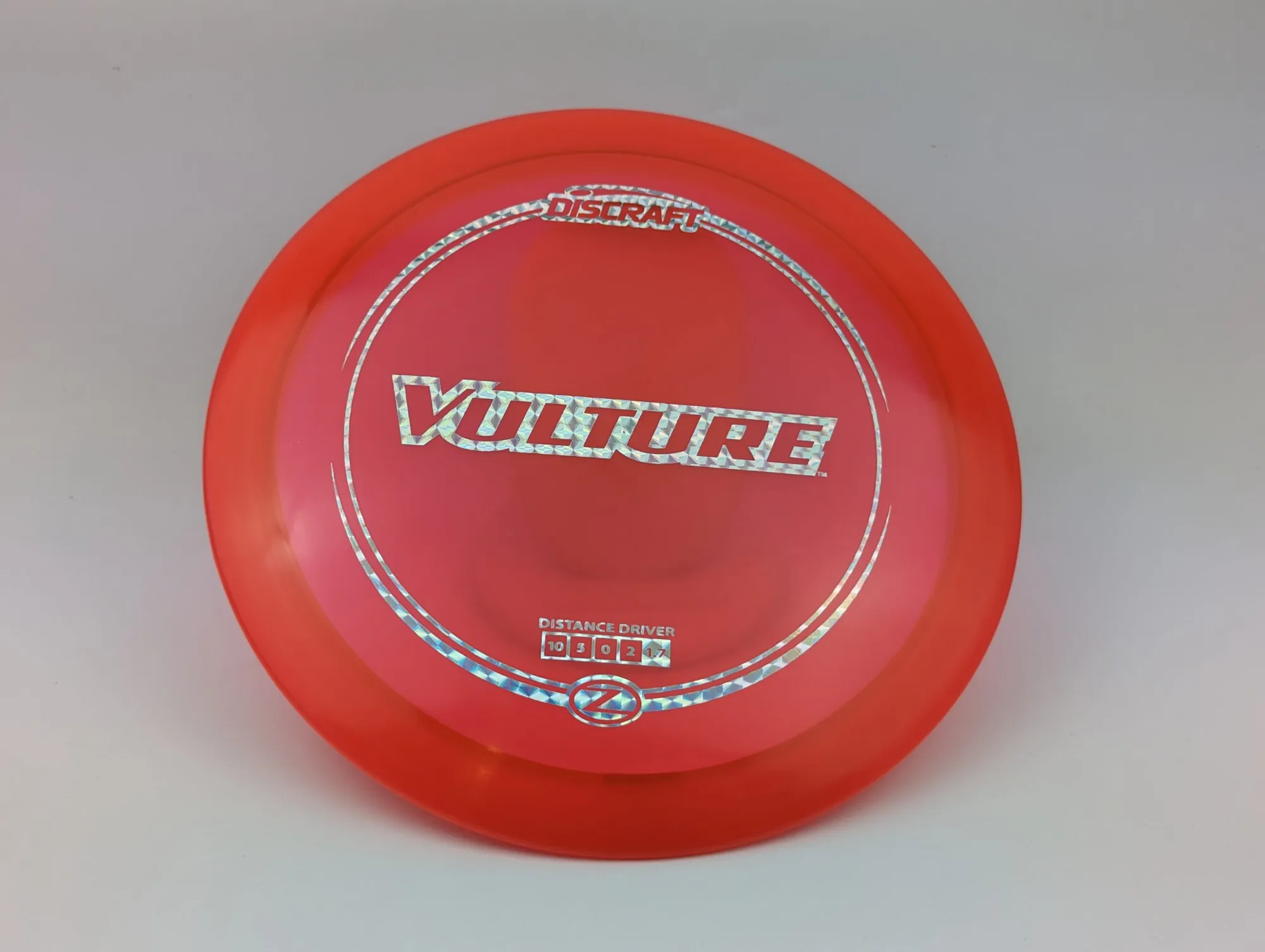 Photo of this disc, Z, 175-176 g, Red/Silver