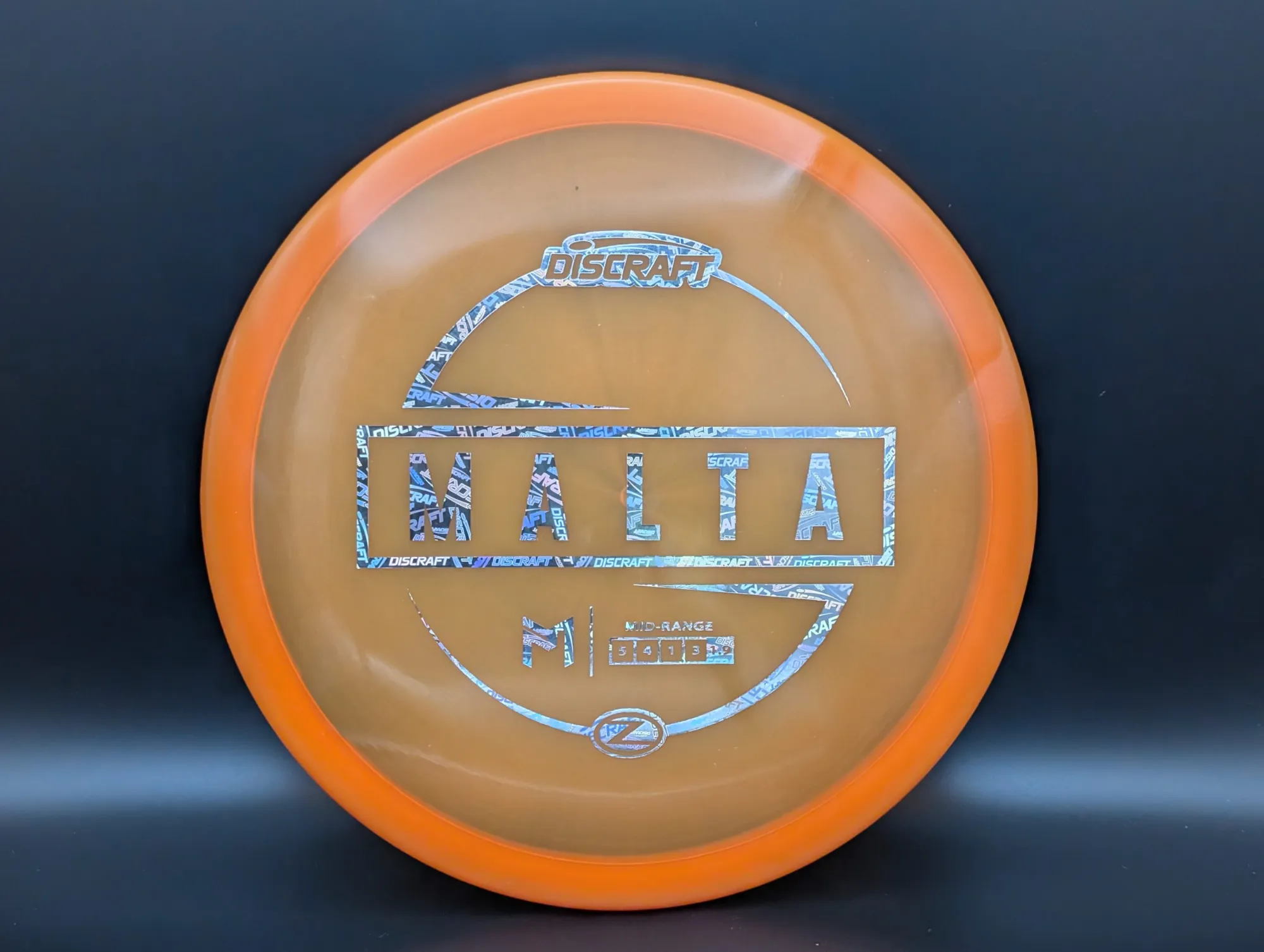 Photo of this disc, Z, 175-176 g, Orange