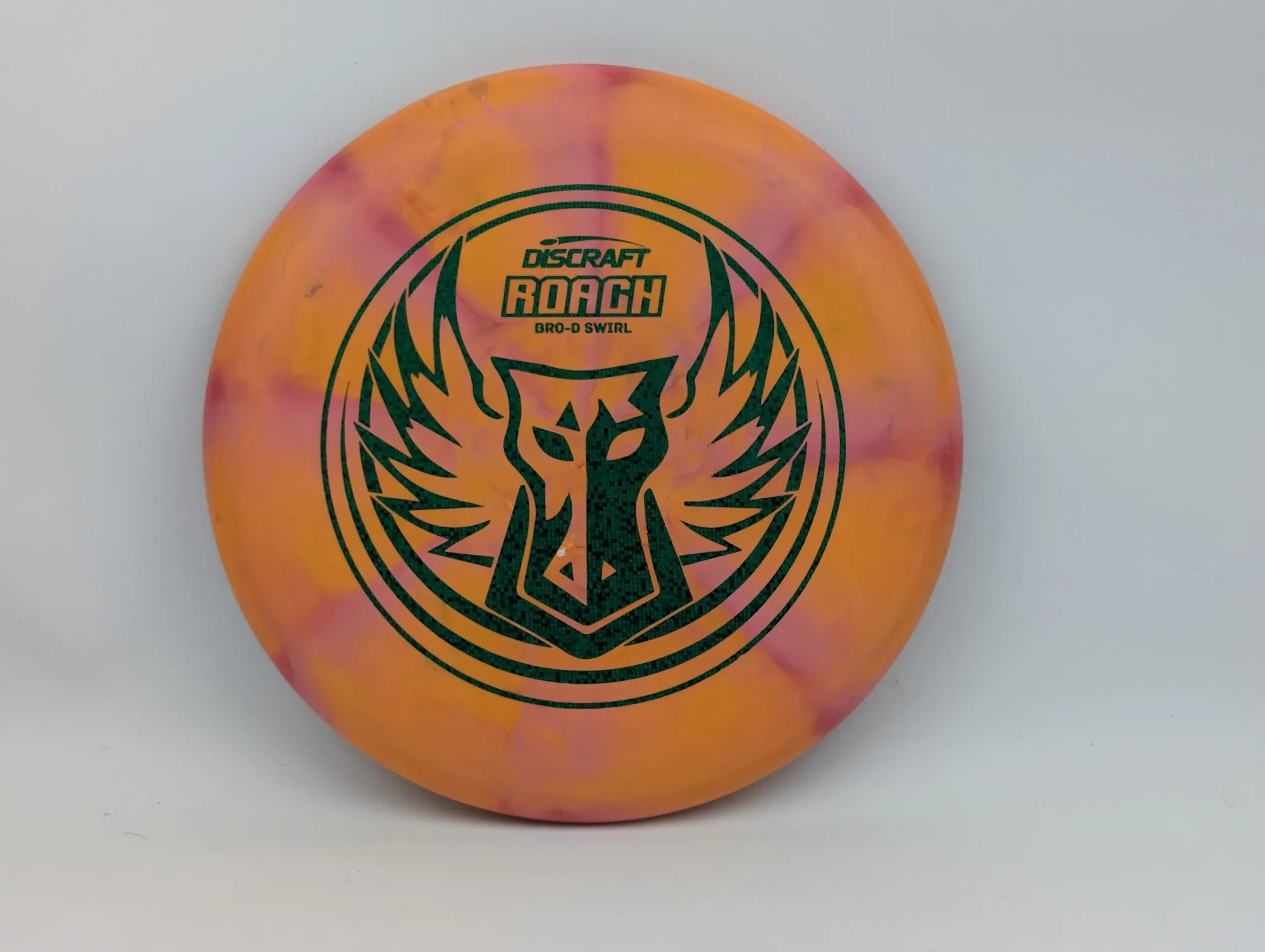 Photo of this disc, Bro-D Swirl, 170-172 g, Orange/Green, D6889
