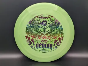 Photo of this disc, ESP Lite, 164-166 g, Green/Rainbow, full size