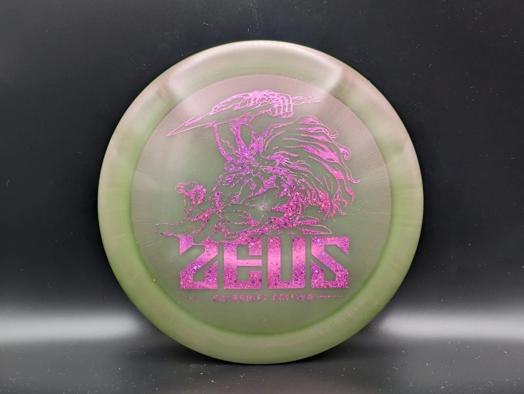 Photo of this disc, Colorshift Z, 173-174 g, Green/Purple 2