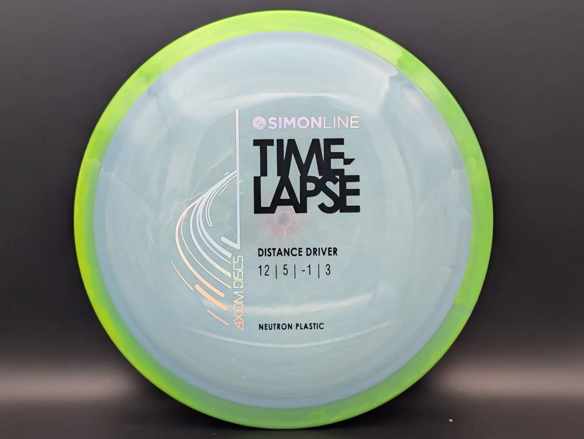 Photo of this disc, Neutron, 172 g, Blue-Gray/Green