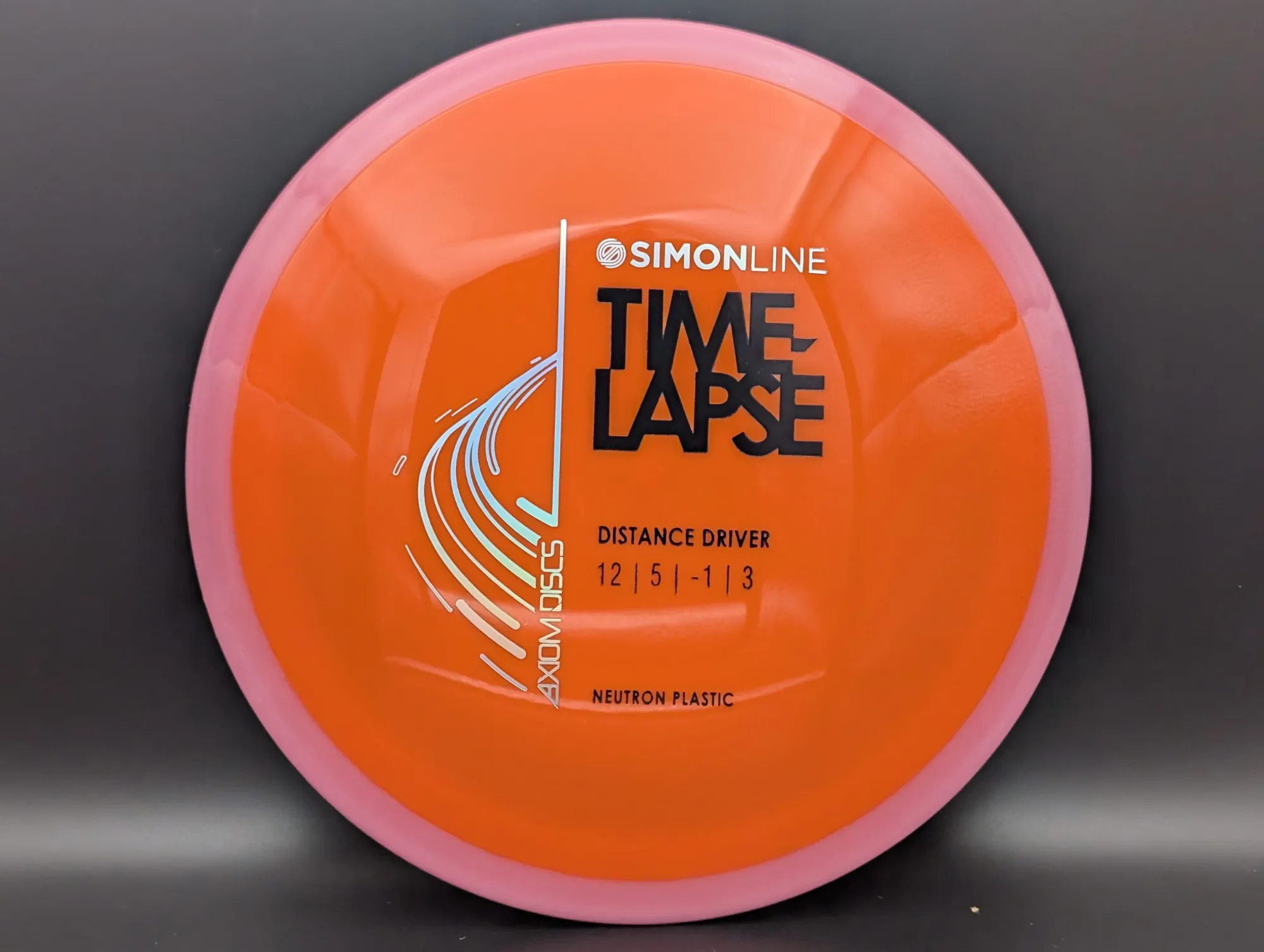 Photo of this disc, Neutron, 174 g, Orange/Pink