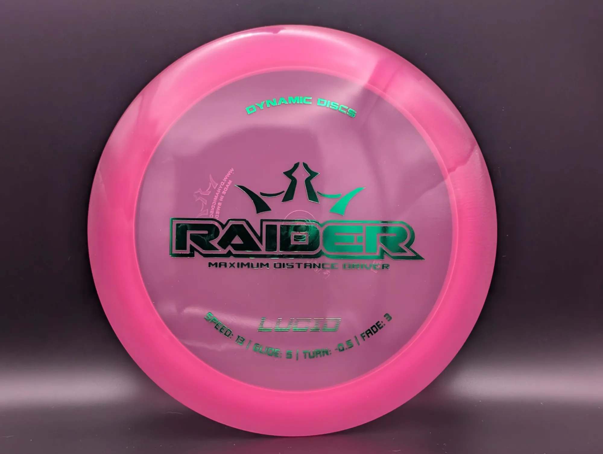 Photo of this disc, Lucid, 174 g, Pink
