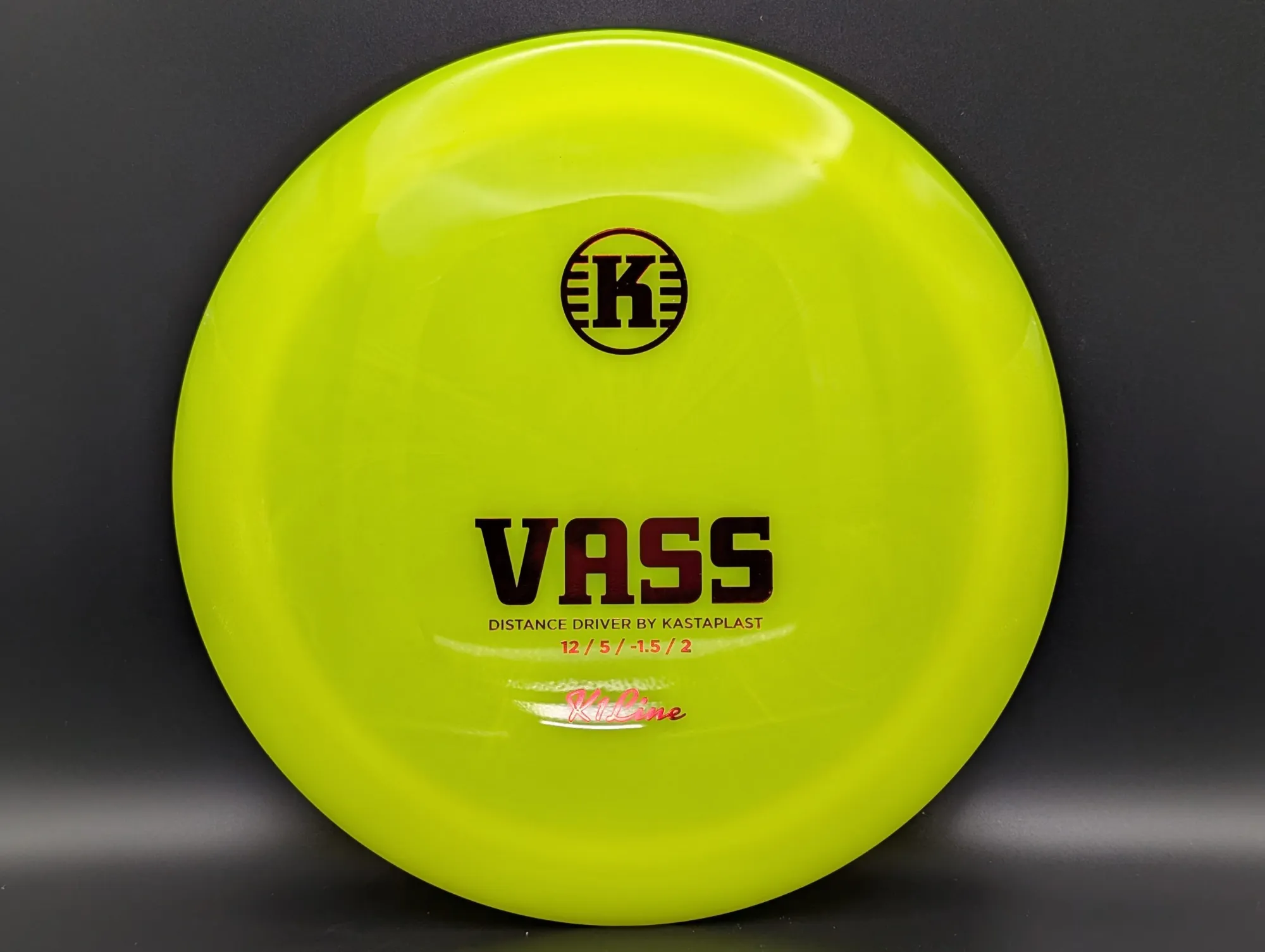 Photo of this disc, K1 Line, 174 g, Yellow